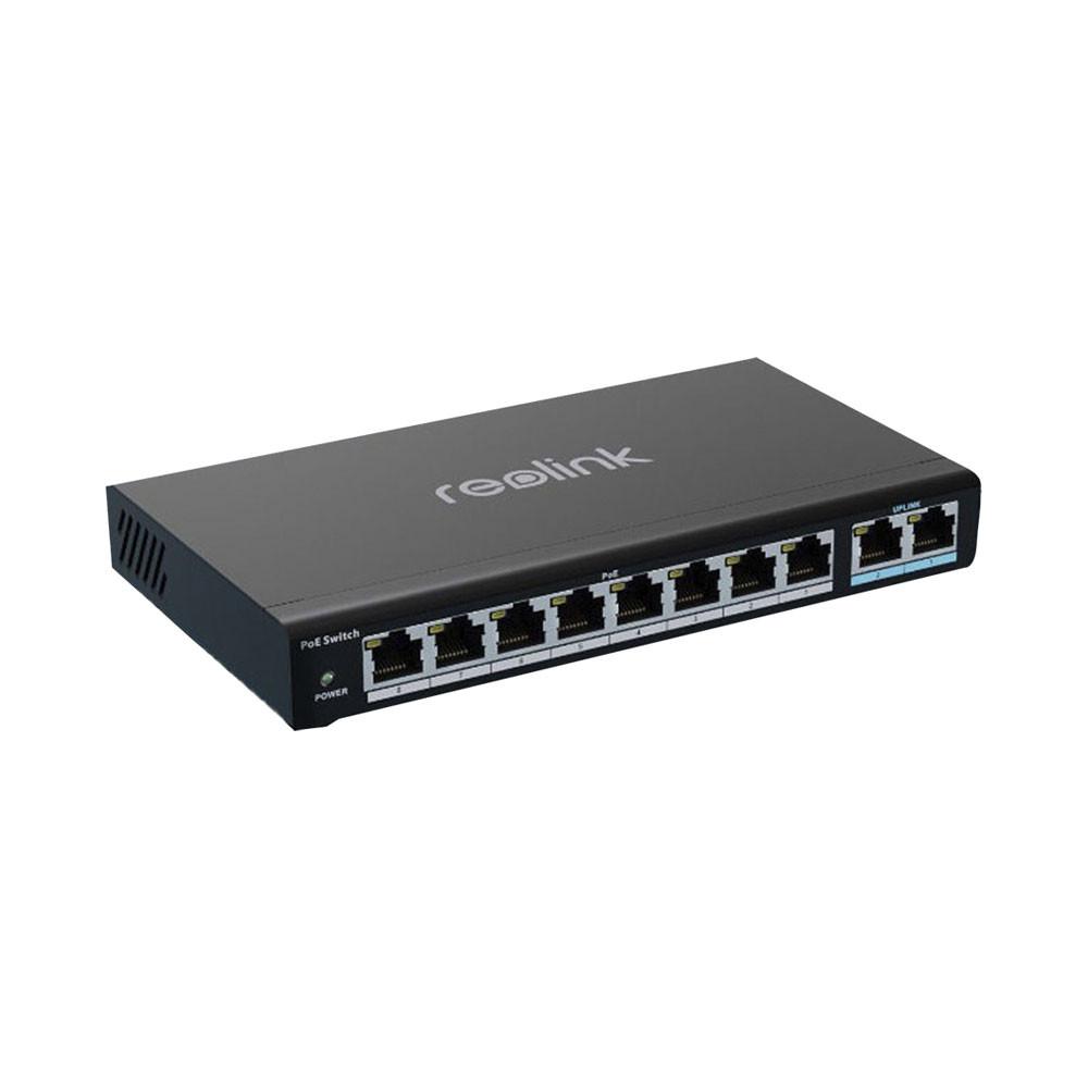 Reolink Switch 10 Port PoE 120W 8x PoE 100M/bit2x Giga Port
