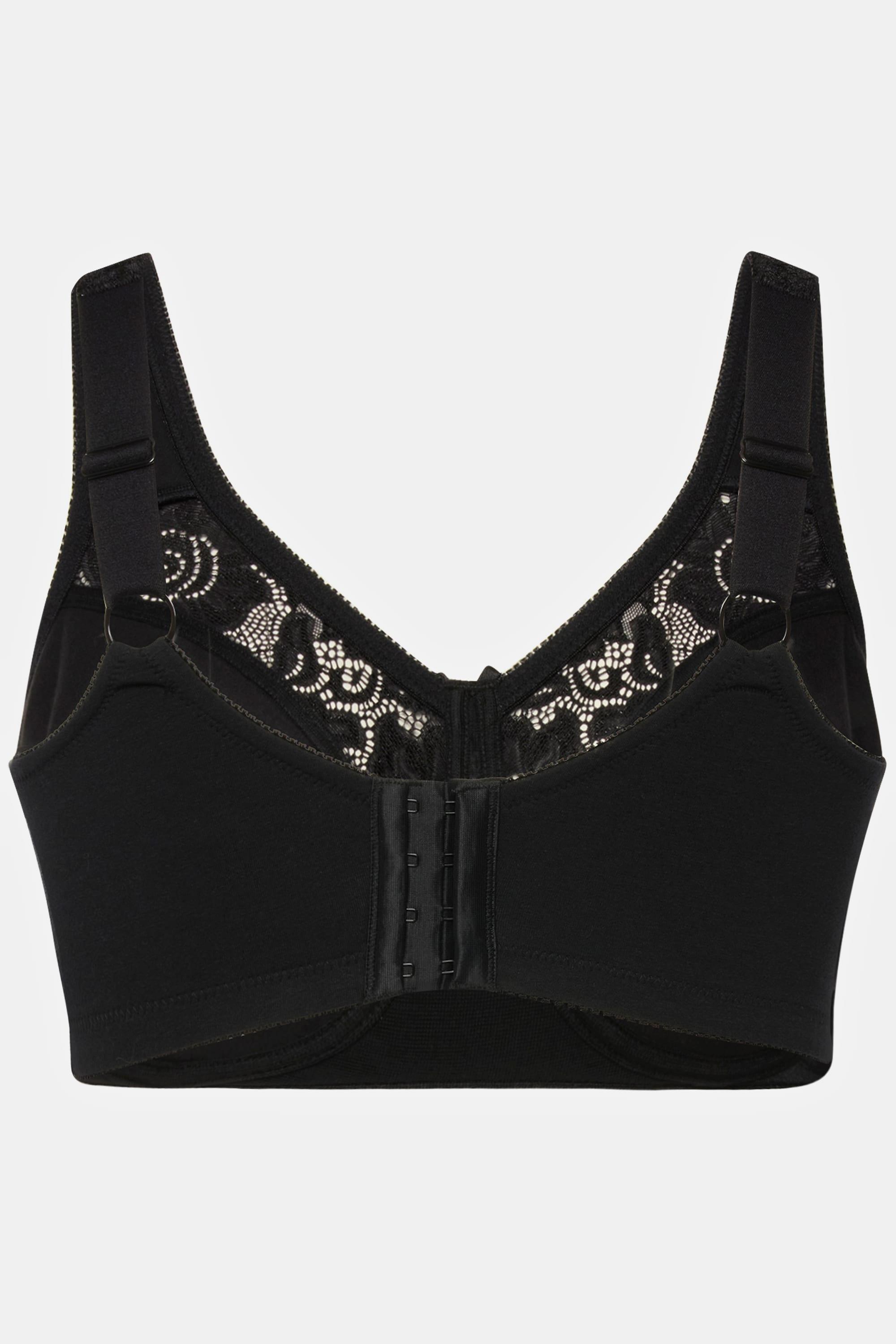 Ulla Popken Entlastungs-BH Kelly, Spitze, ohne Bügel, Cup C-E