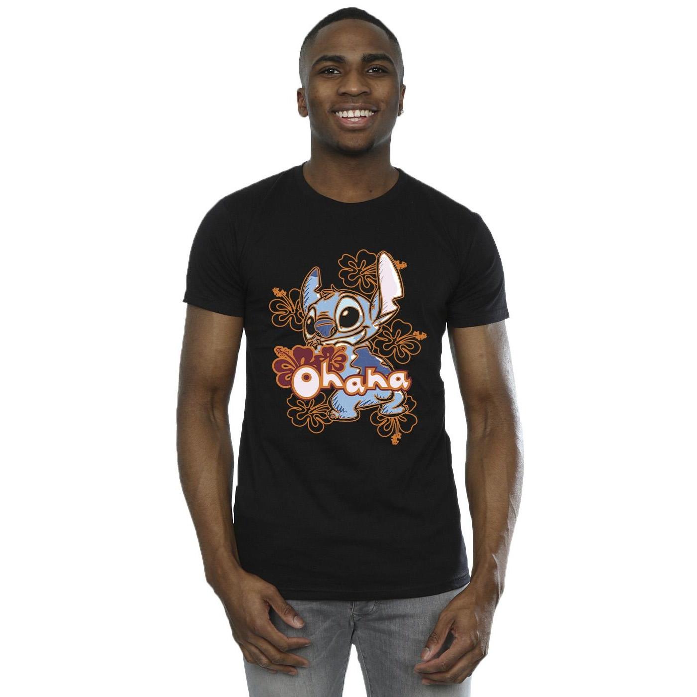 Disney Ohana Grafikdruck T-Shirt