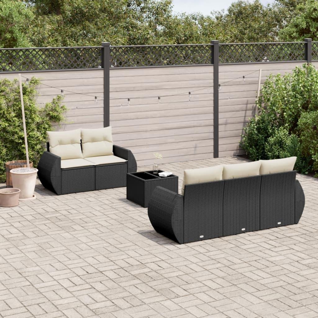 VidaXL Garten sofagarnitur poly-rattan