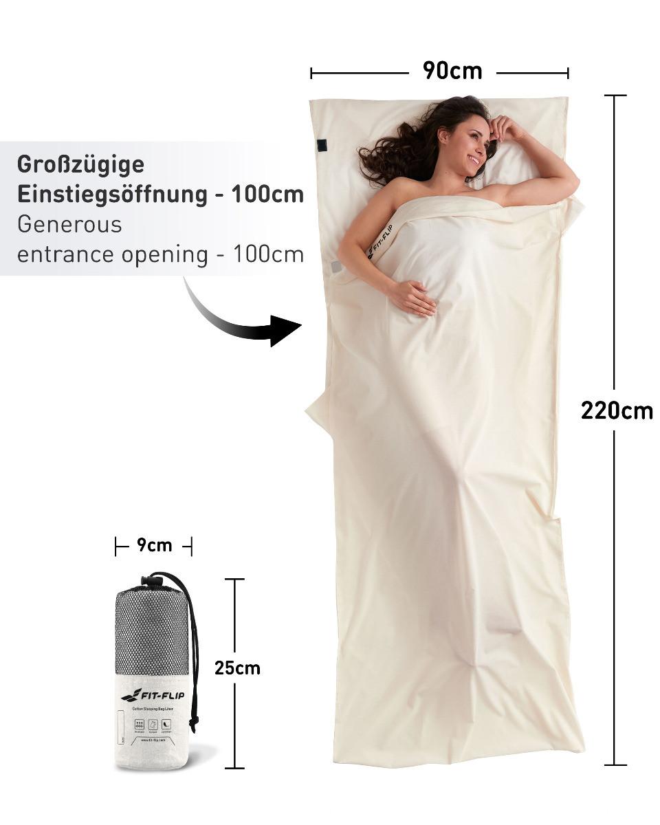 Fit Flip Hüttenschlafsack