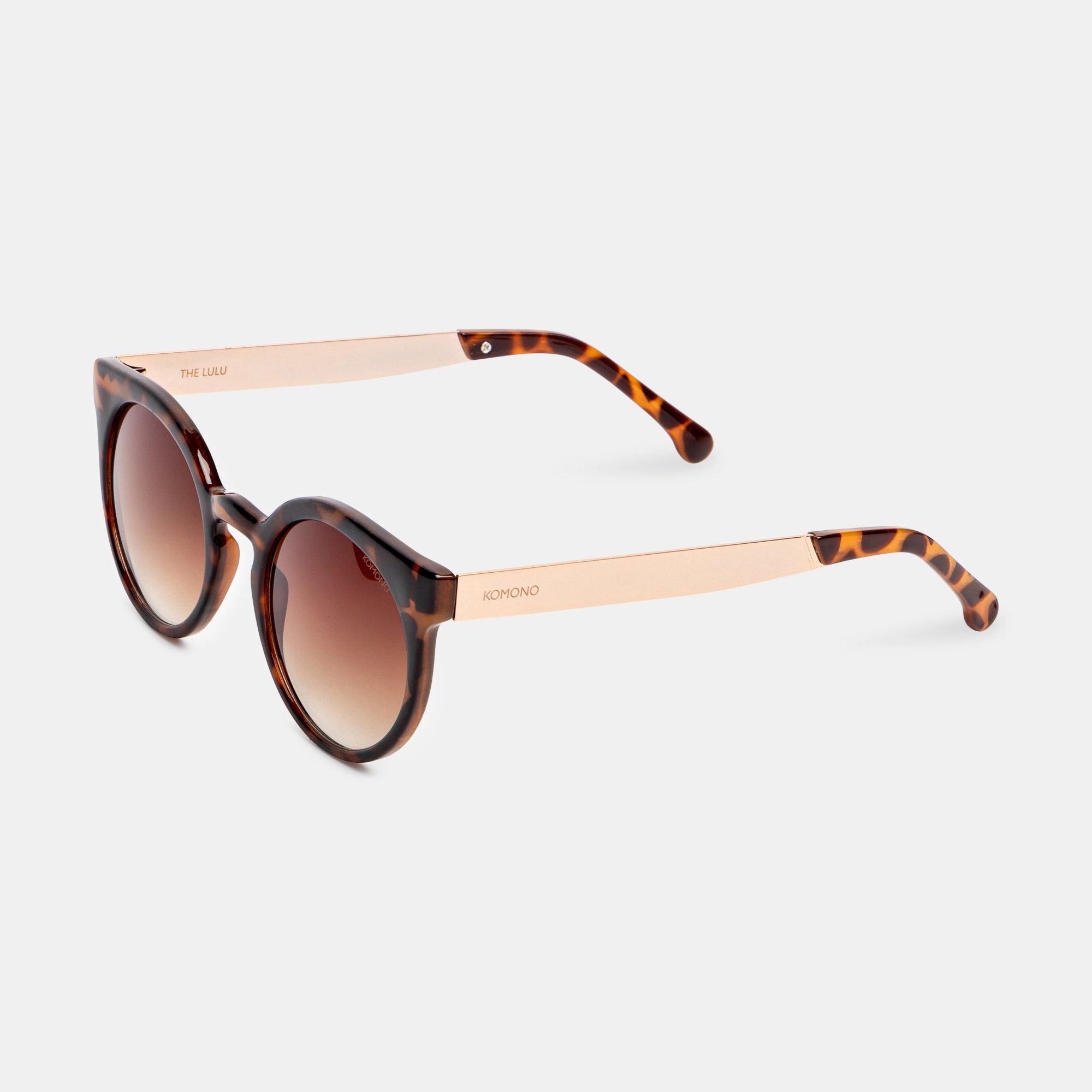 KOMONO Lulu Metal Runde Sonnenbrille mit Etui