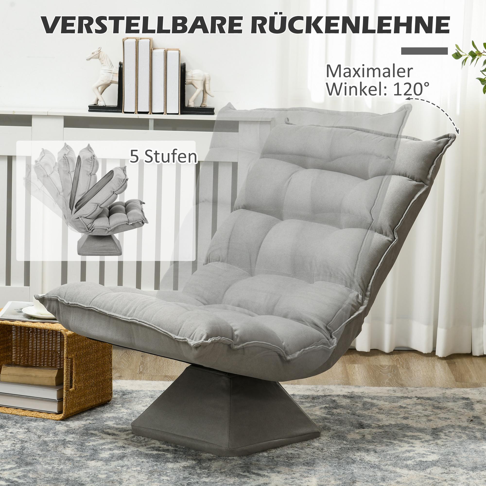 HOMCOM Bodenstuhl