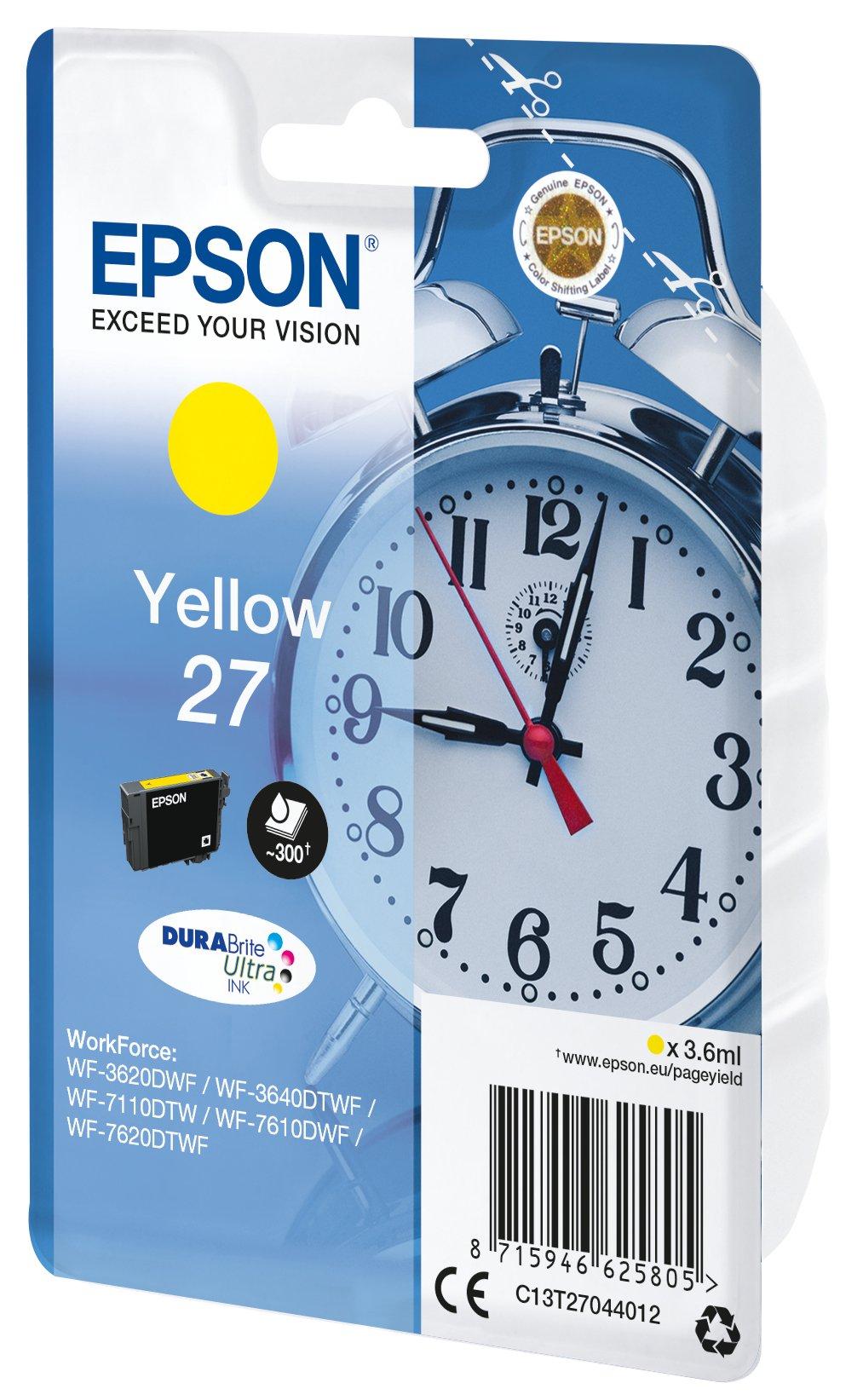EPSON EPSON Tintenpatrone yellow T270440 WF 3620/7620 300 Seiten