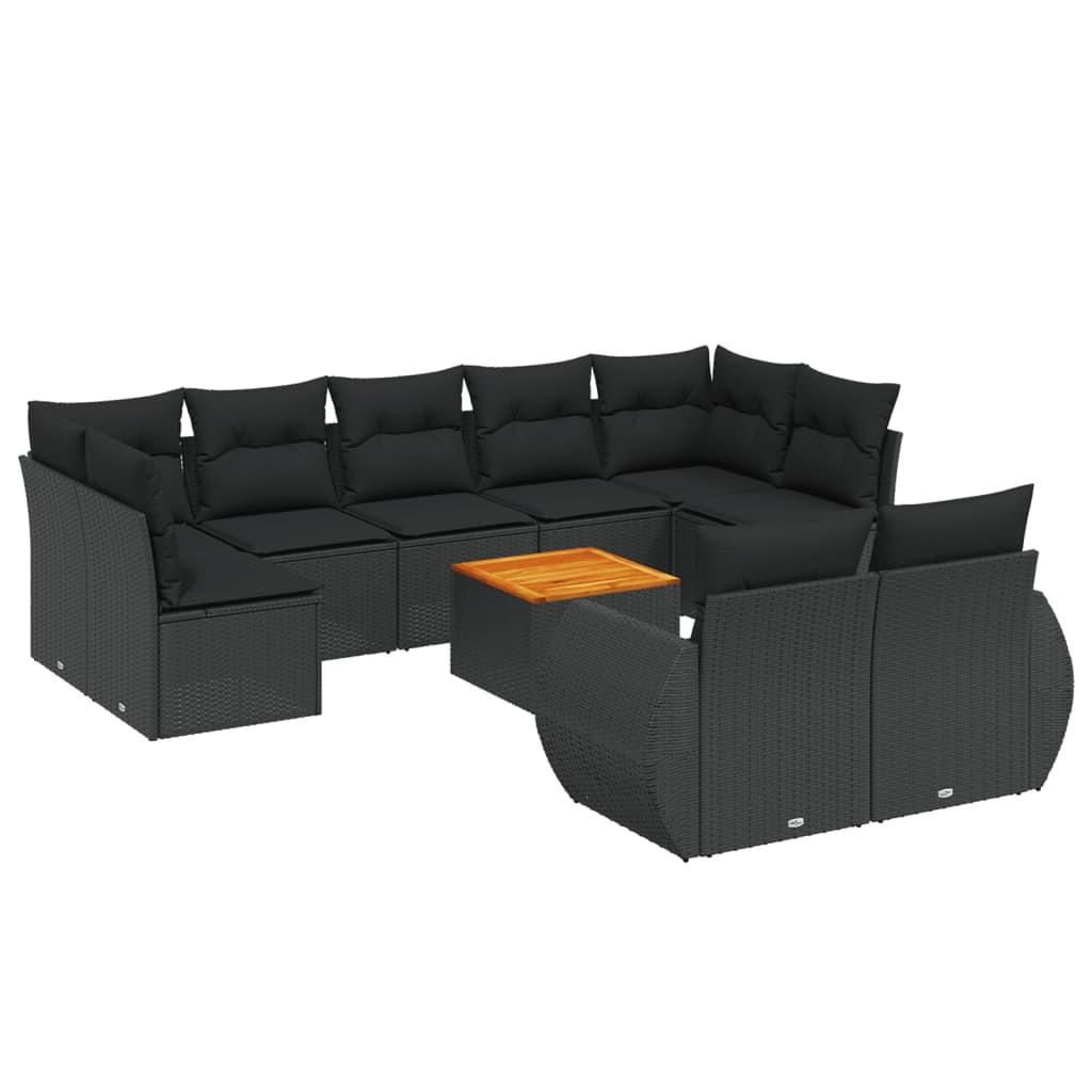 VidaXL Garten sofagarnitur poly-rattan