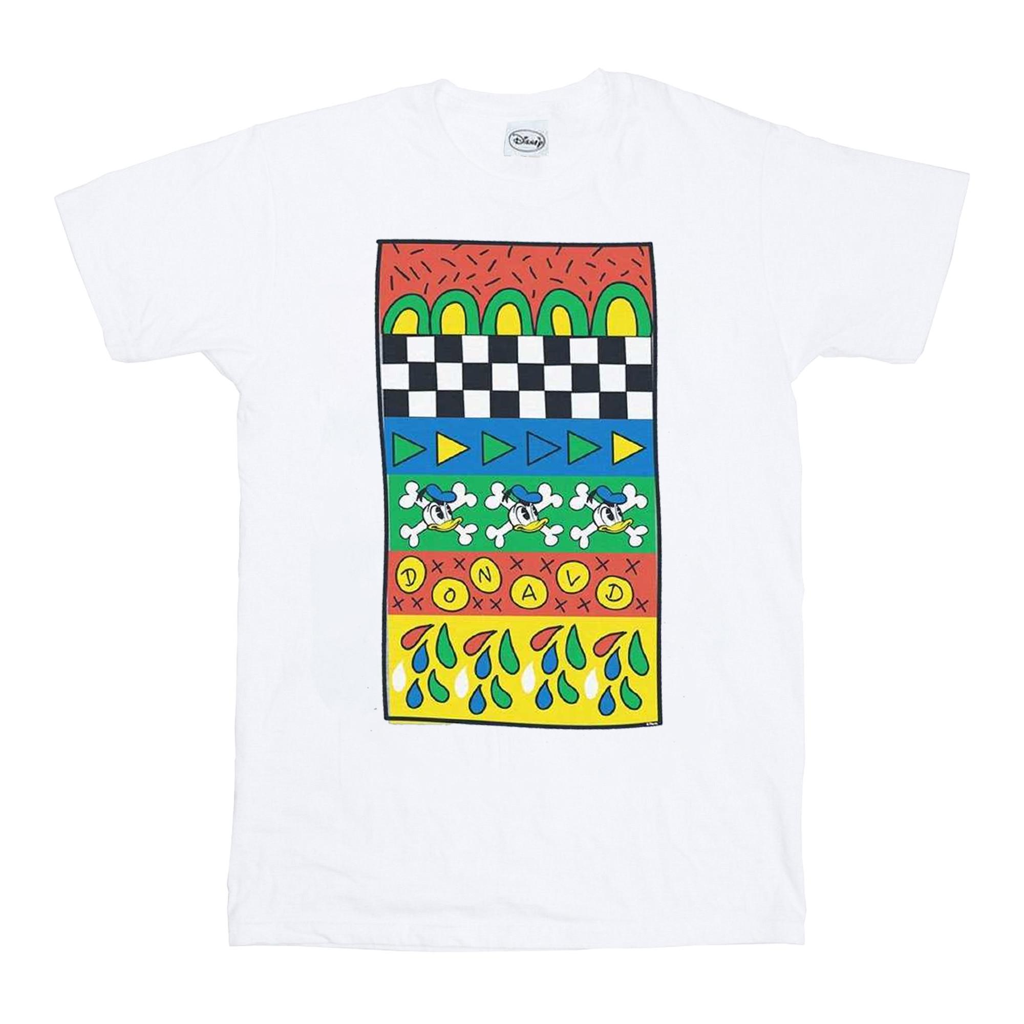 Disney Mickey Mouse Geometrisches Print T-Shirt