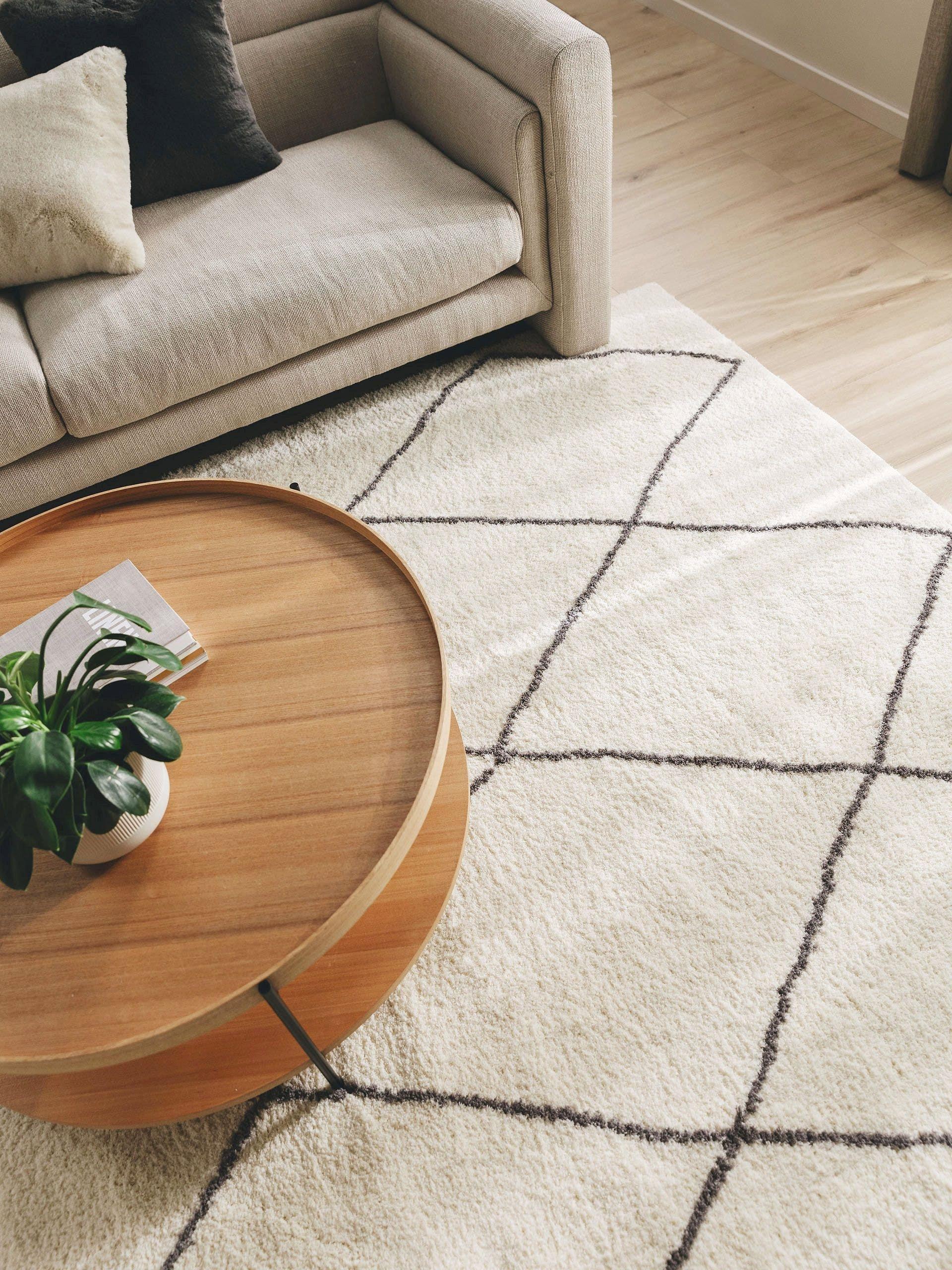 Benuta Hochflorteppich Benno Cream