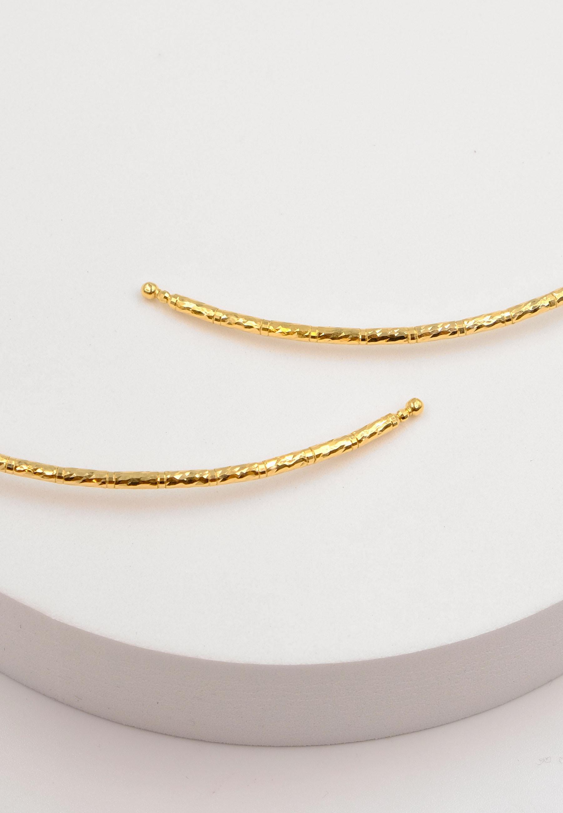 MUAU Schmuck Collier Gelbgold 750 Akoya Perle 7-9mm