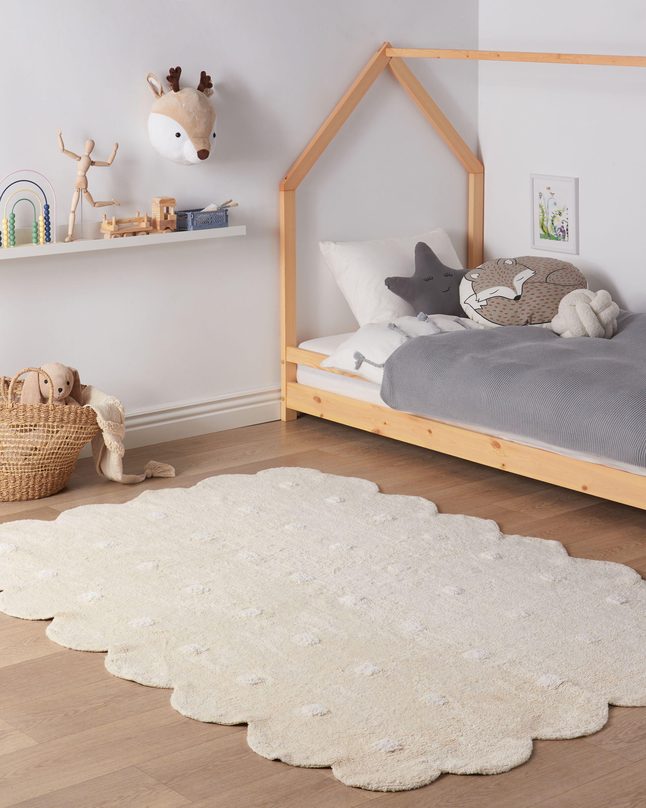 Beliani Kinderteppich aus Baumwolle Boho SAREKI