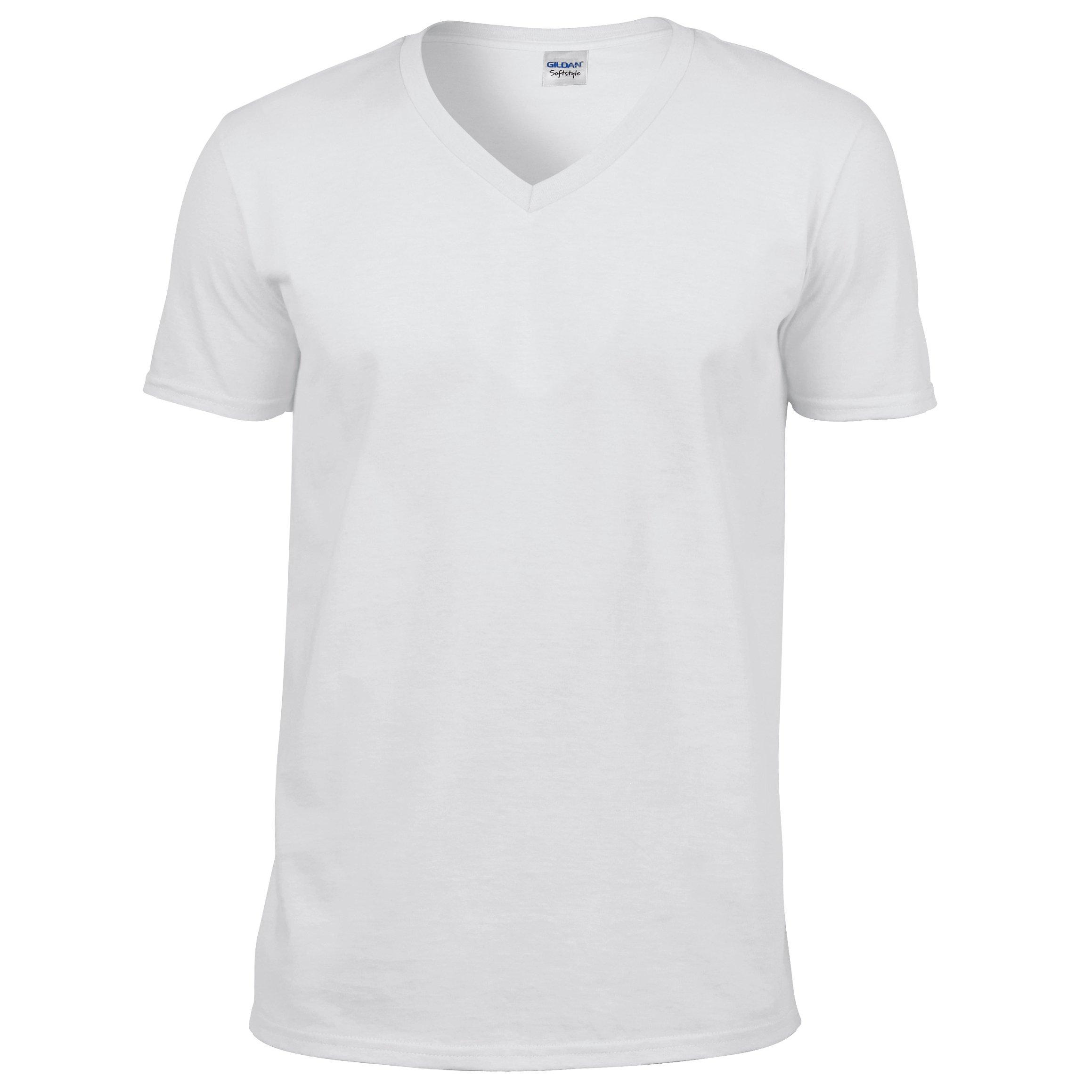 Gildan Soft Style V-Ausschnitt Kurzarm T-Shirt