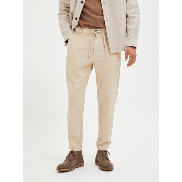 SELECTED Brody Leinenhose