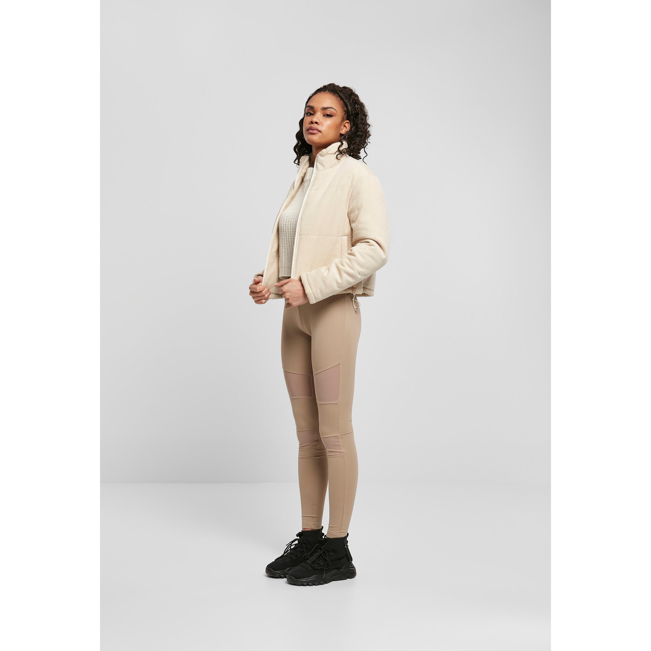 URBAN CLASSICS damenjacke urban cassics corduroy puffer