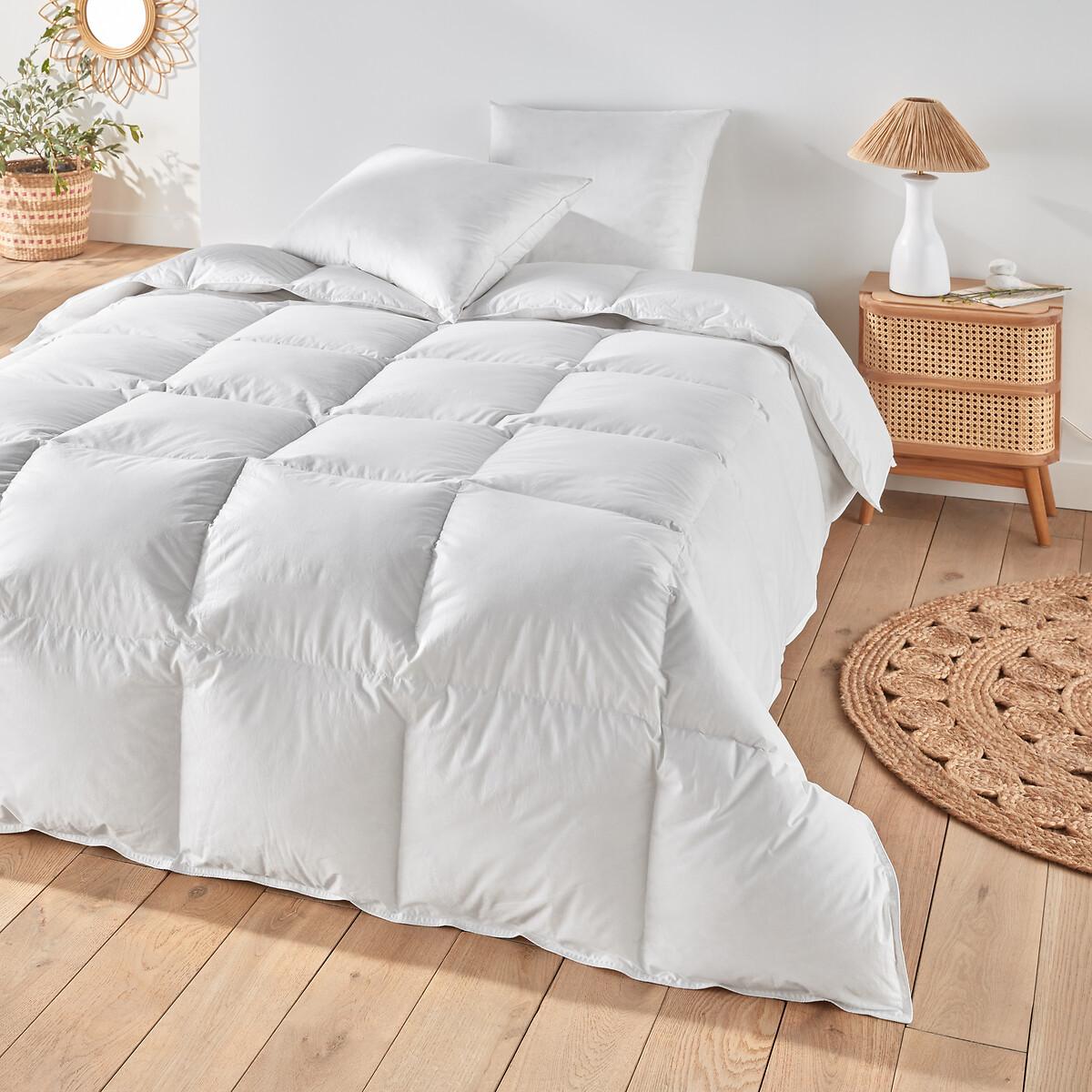 La Redoute Intérieurs Mittelwarmes Duvet mit 50% Upcycling-Daunen & Bio-Baumwolle