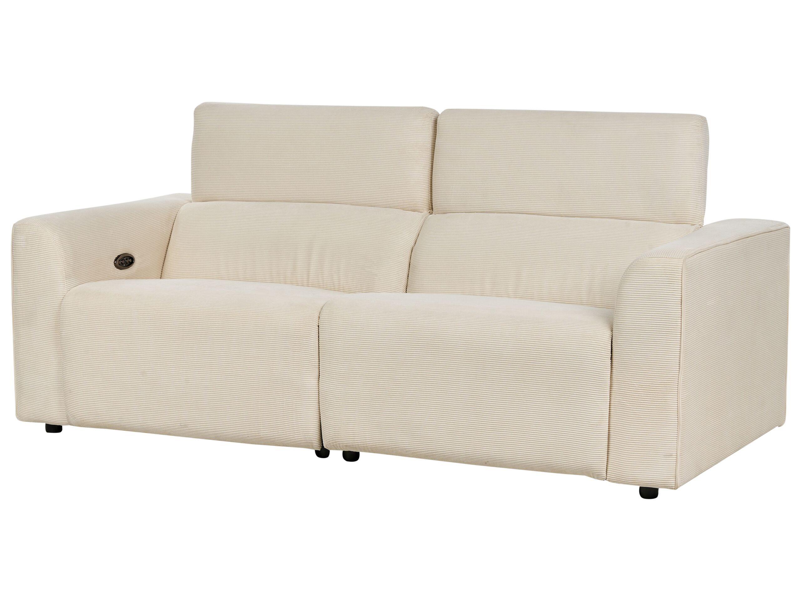 Beliani 2 Sitzer Sofa aus Cord Modern ULVEN