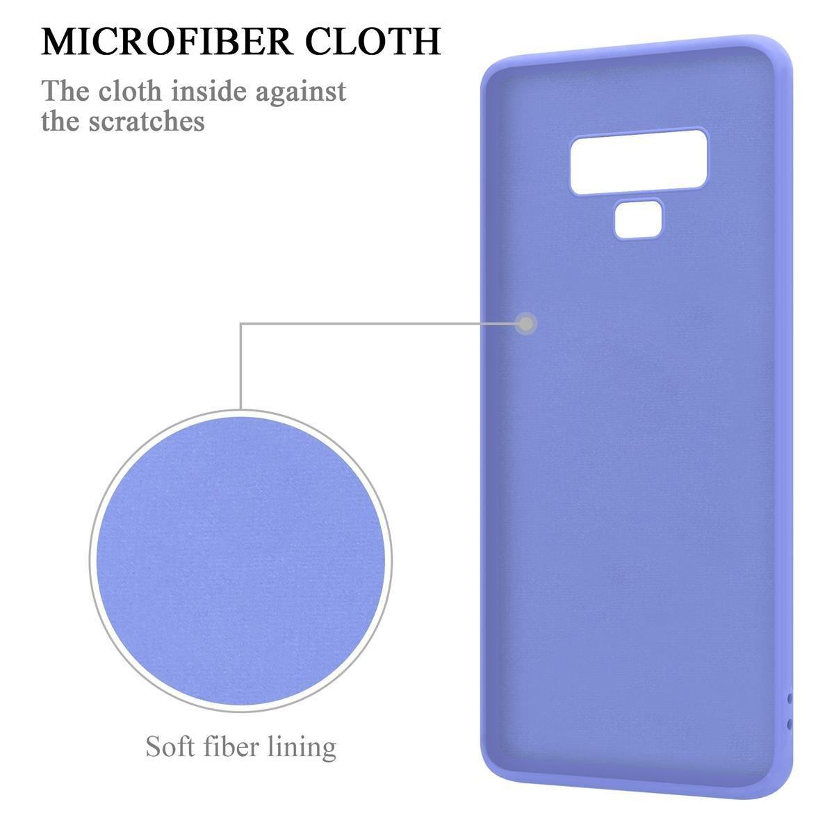 Cadorabo Hülle für Samsung Galaxy NOTE 9 TPU Silikon mit Ring Liquid