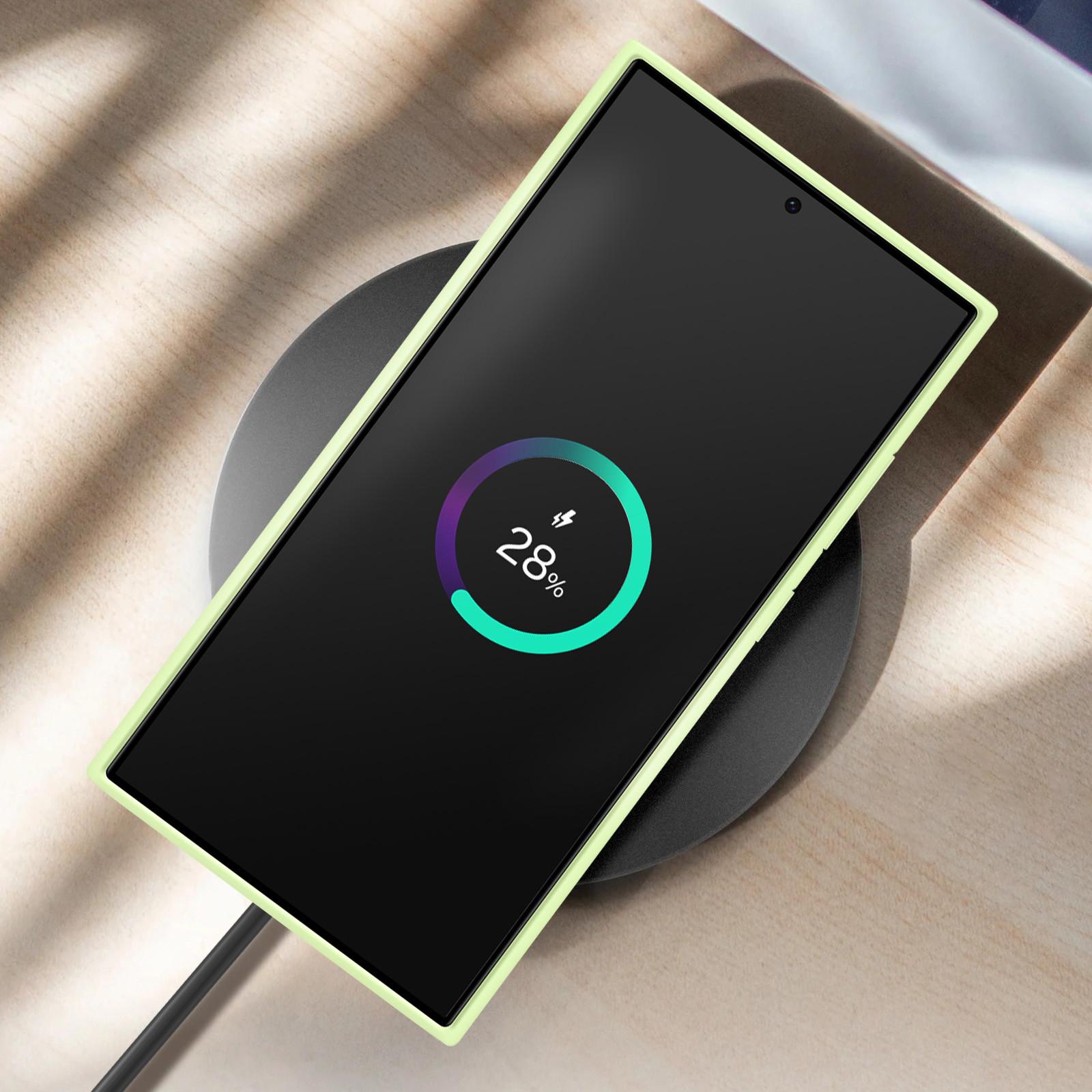 SAMSUNG Silicone Case Galaxy S24 Ultra Lime