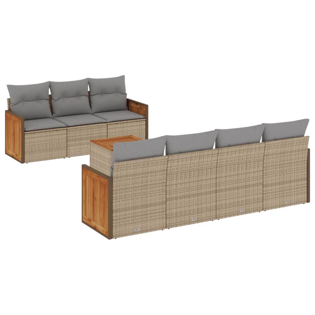 VidaXL Garten sofagarnitur poly-rattan