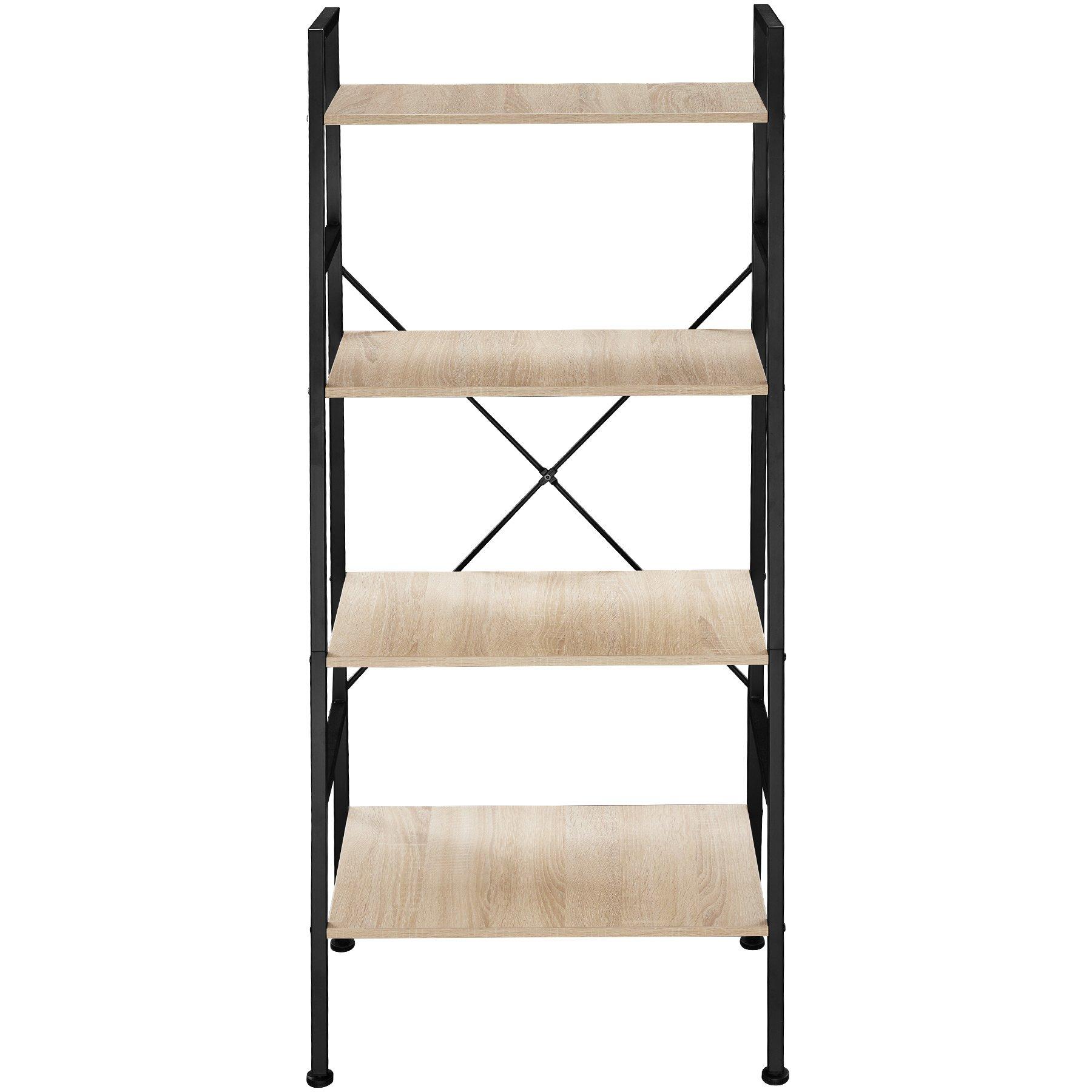 Tectake Leiterregal Liverpool 61,5 x 36,5 x 150cm