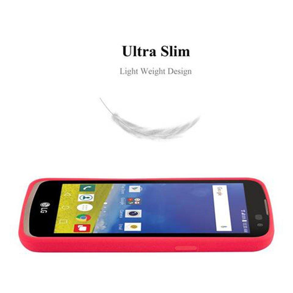 Cadorabo Hülle für LG K4 2016 TPU Silikon Frosted