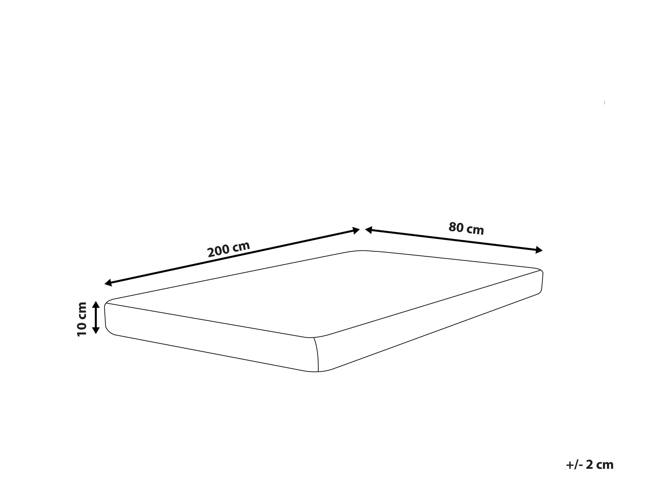 Beliani Schaummatratze aus PU-Schaum PICCOLO