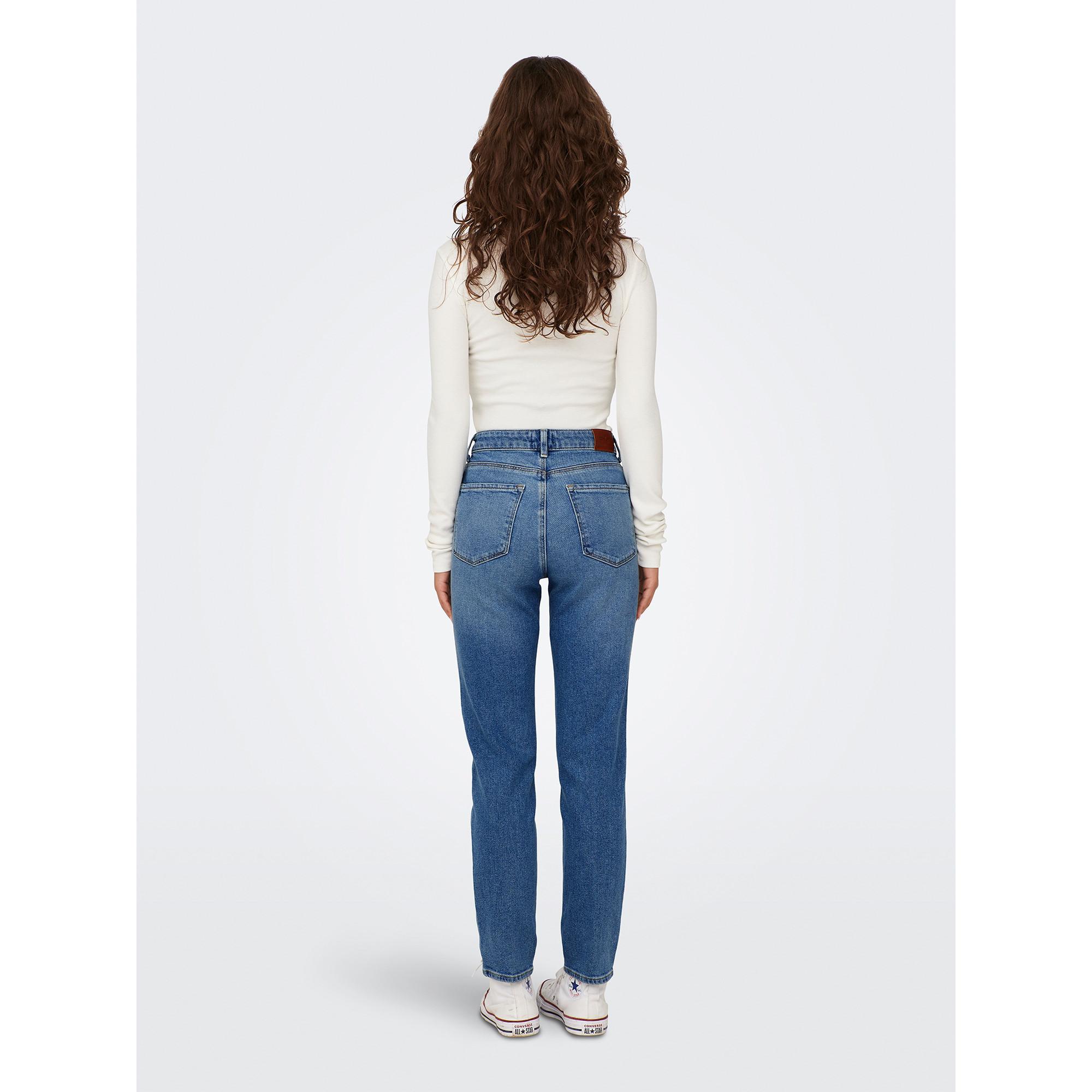 ONLY High Waist Straight Leg Jeans