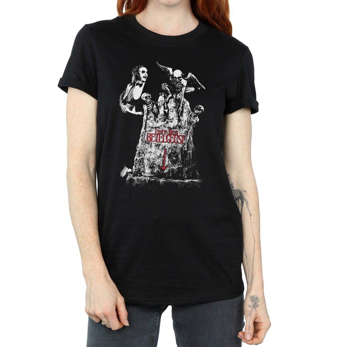 Beetlejuice Grabstein Print T-Shirt