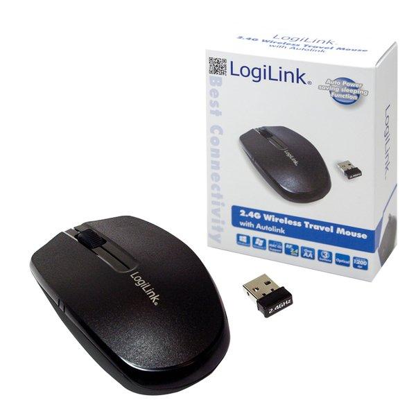 LogiLink ID0114 Maus Beidhändig RF Wireless Optisch 1200 DPI