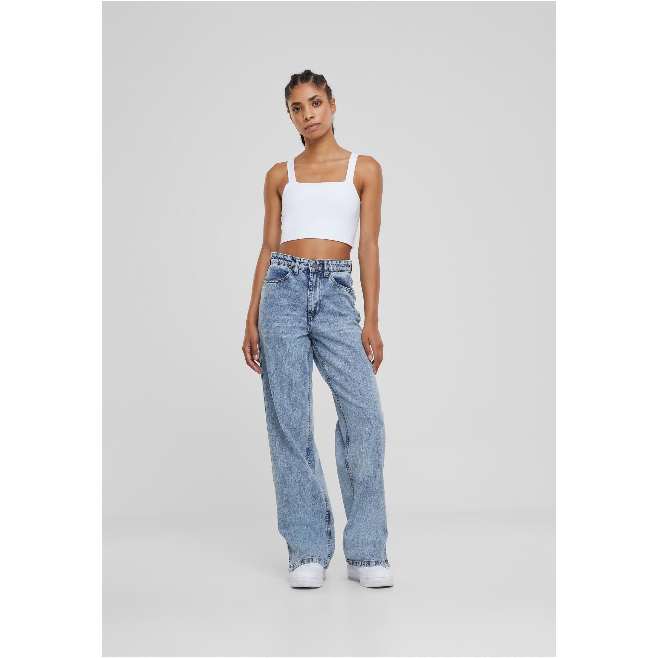 URBAN CLASSICS Jeans mit breitem Beinschlitz