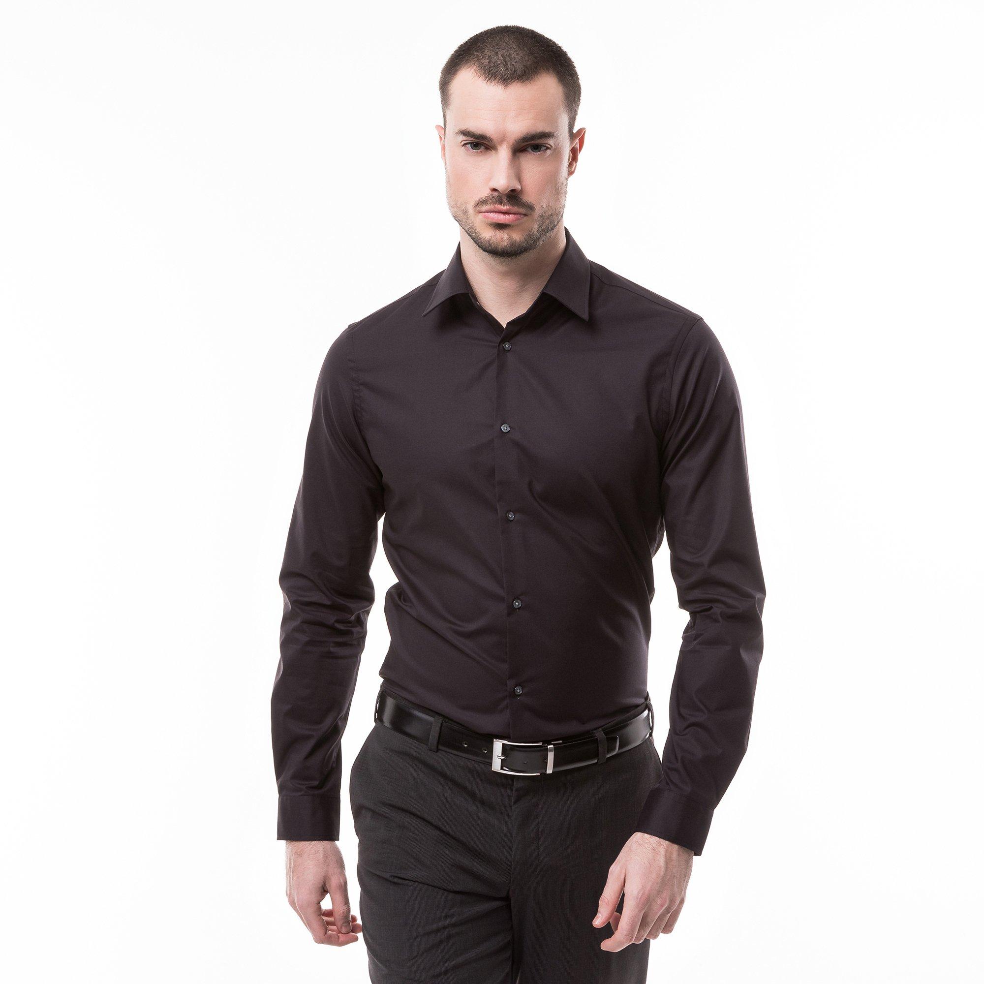 Manor Man Body Fit Langarmhemd