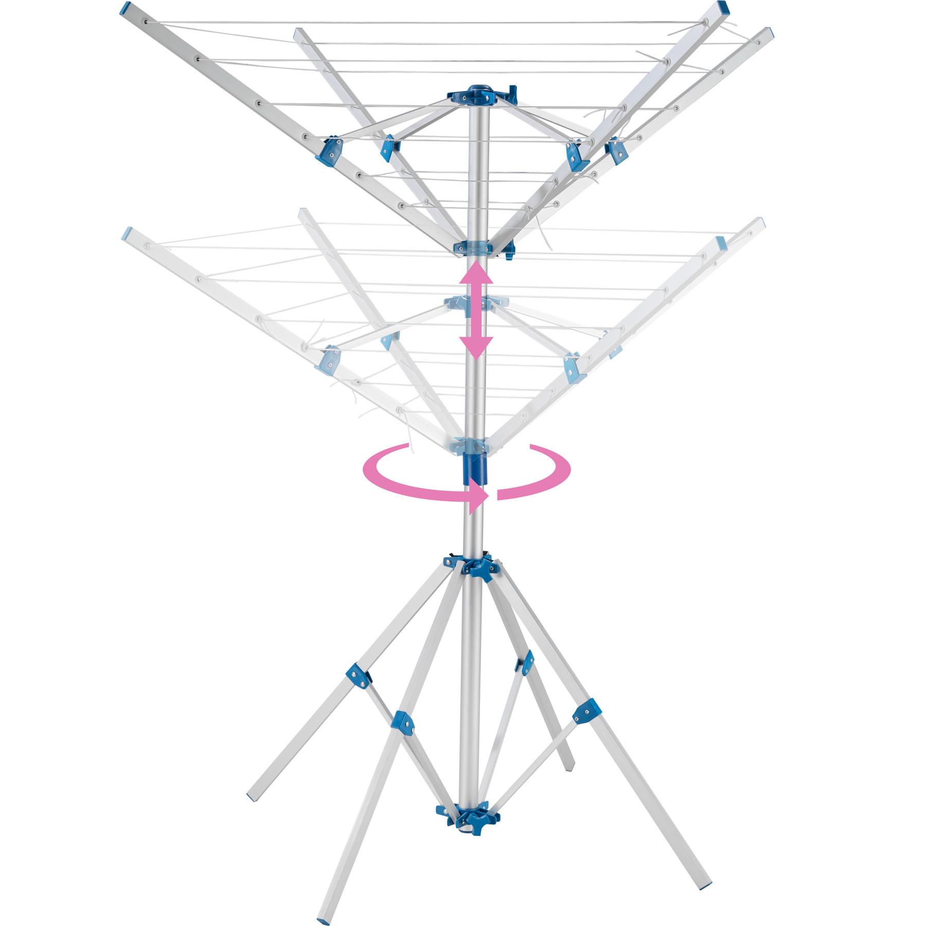 Tectake Mobile Wäschespinne