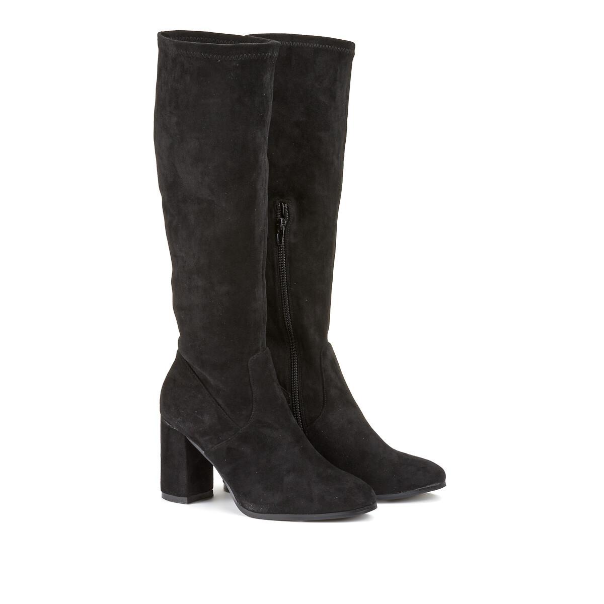La Redoute Collections Stretch-Stiefel mit Absatz