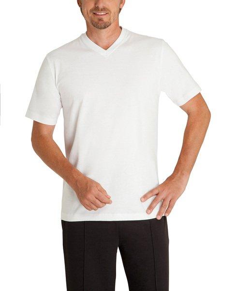 hajo V-Ausschnitt Kurzarm T-Shirt 2er Pack