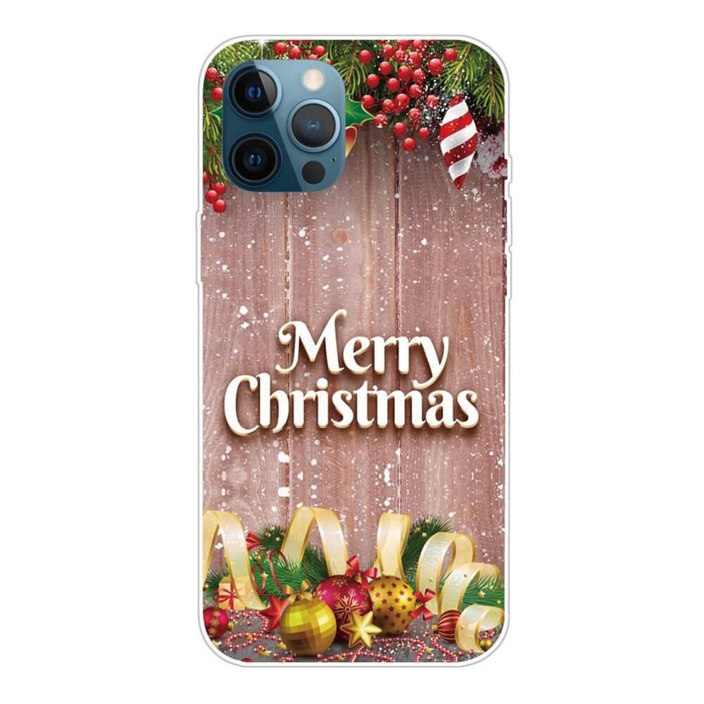 Cover-Discount iPhone 14 Pro Max - Silikon Case Merry Christmas
