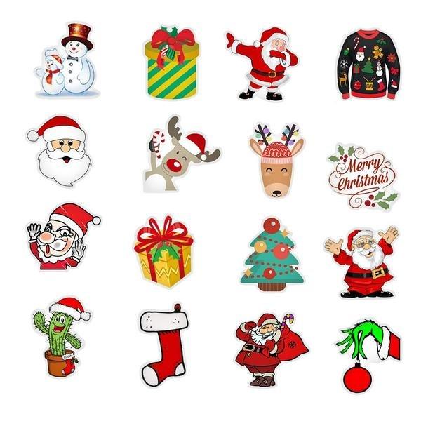 eStore 50x Aufkleber und Abziehbilder – VSCO Weihnachten
