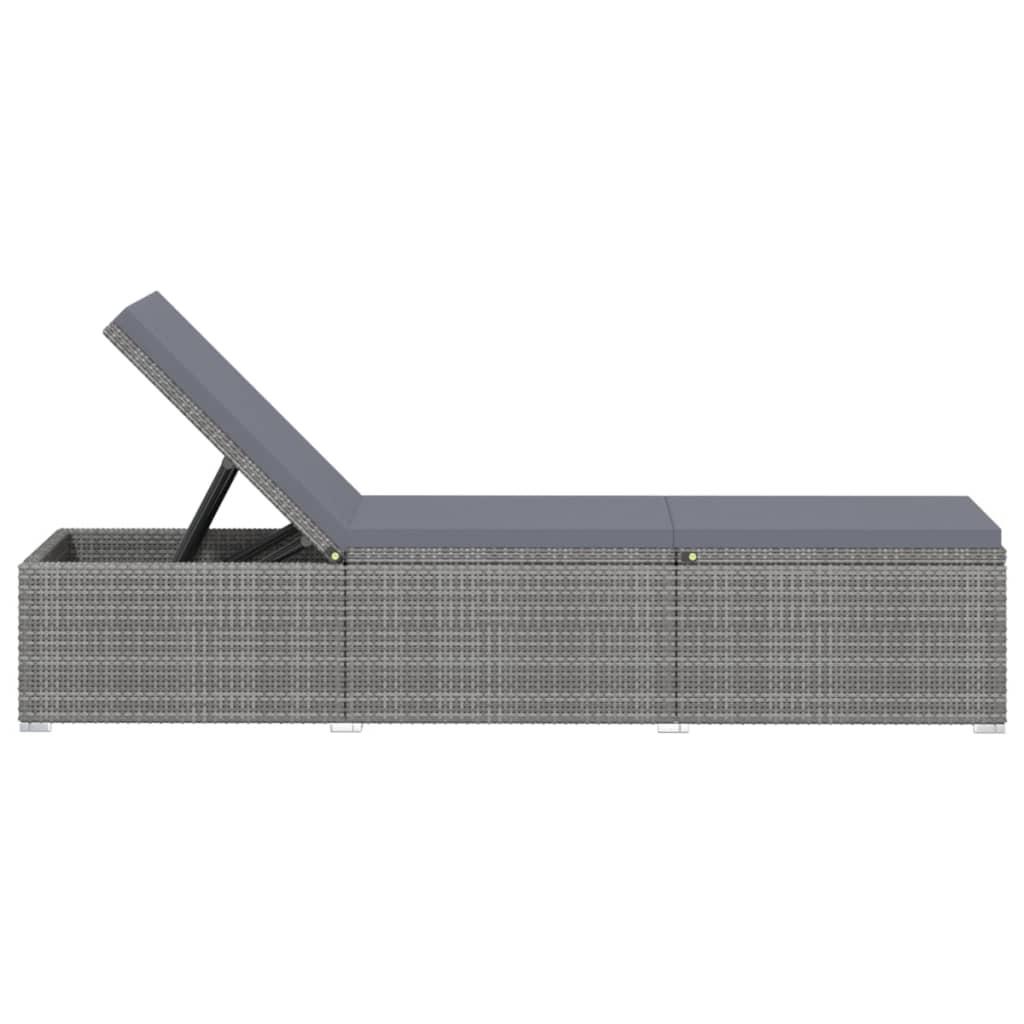 VidaXL Sonnenliege poly-rattan
