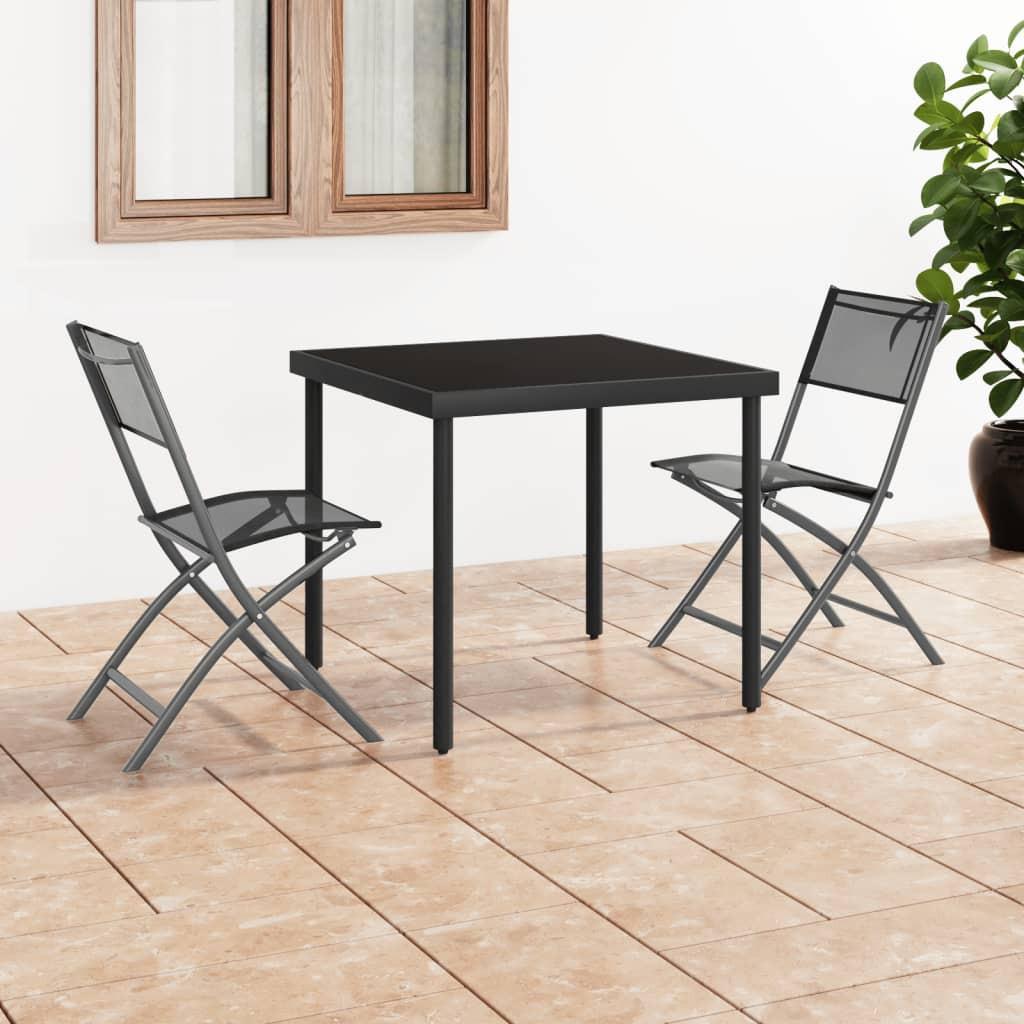 VidaXL Klappbarer gartenstuhl gewebe