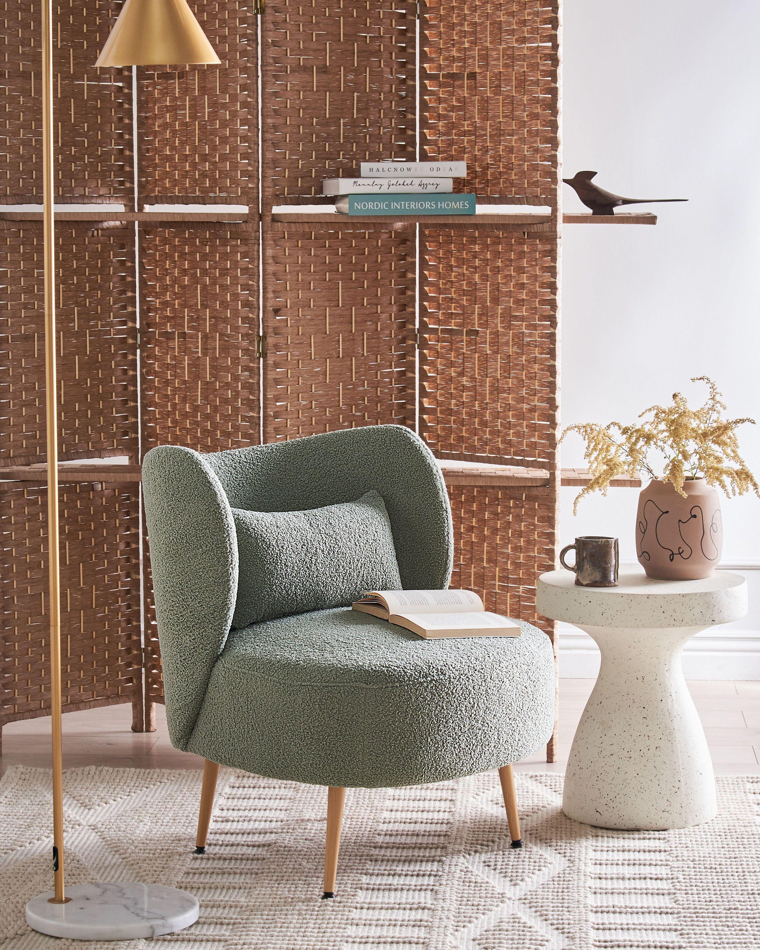 Beliani Sessel aus Bouclé Retro OTSBY II