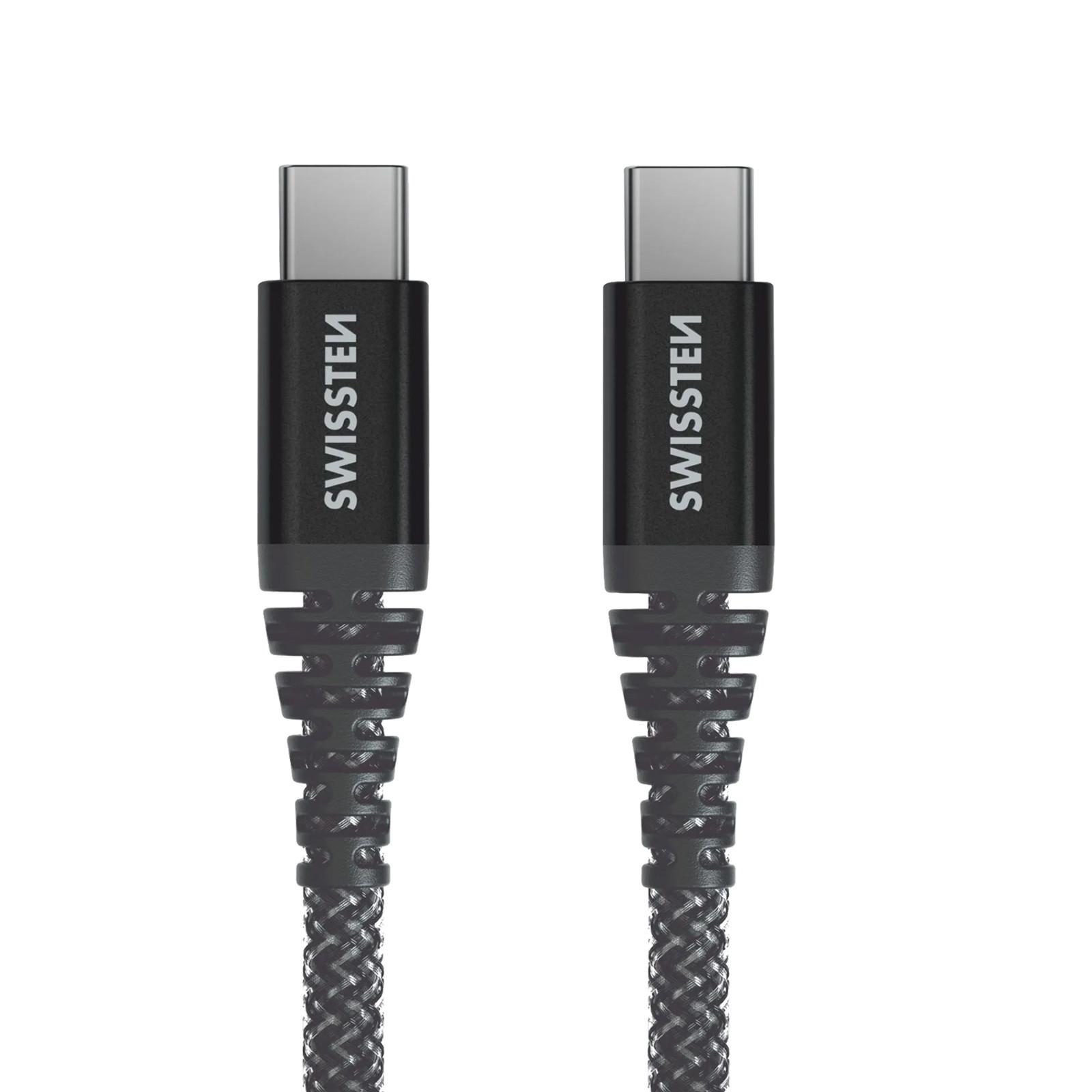 SWISSTEN USB-C / USB-C Kabel, Aramid Swissten