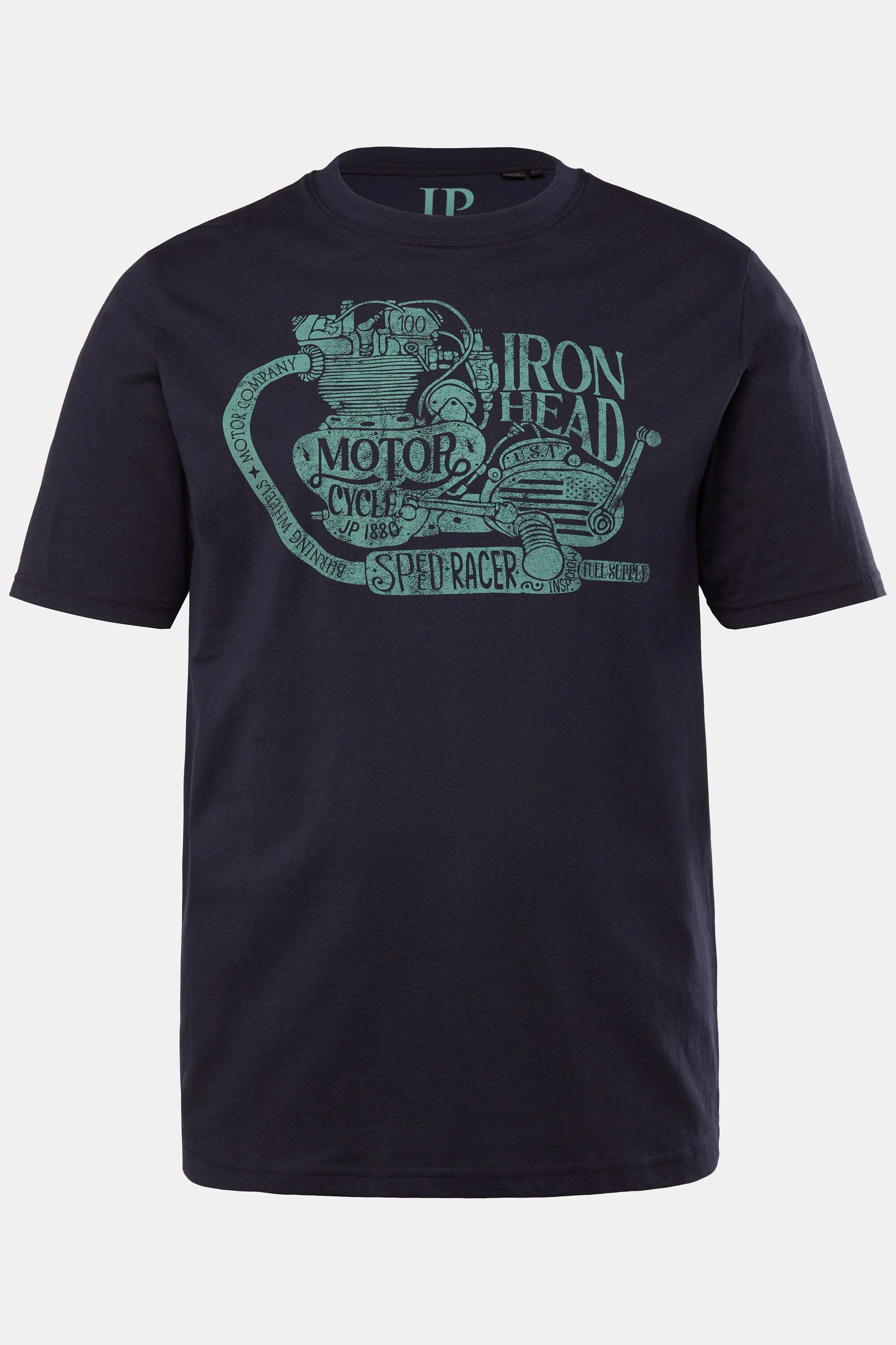 JP1880 Halbarm T-Shirt mit Brustprint