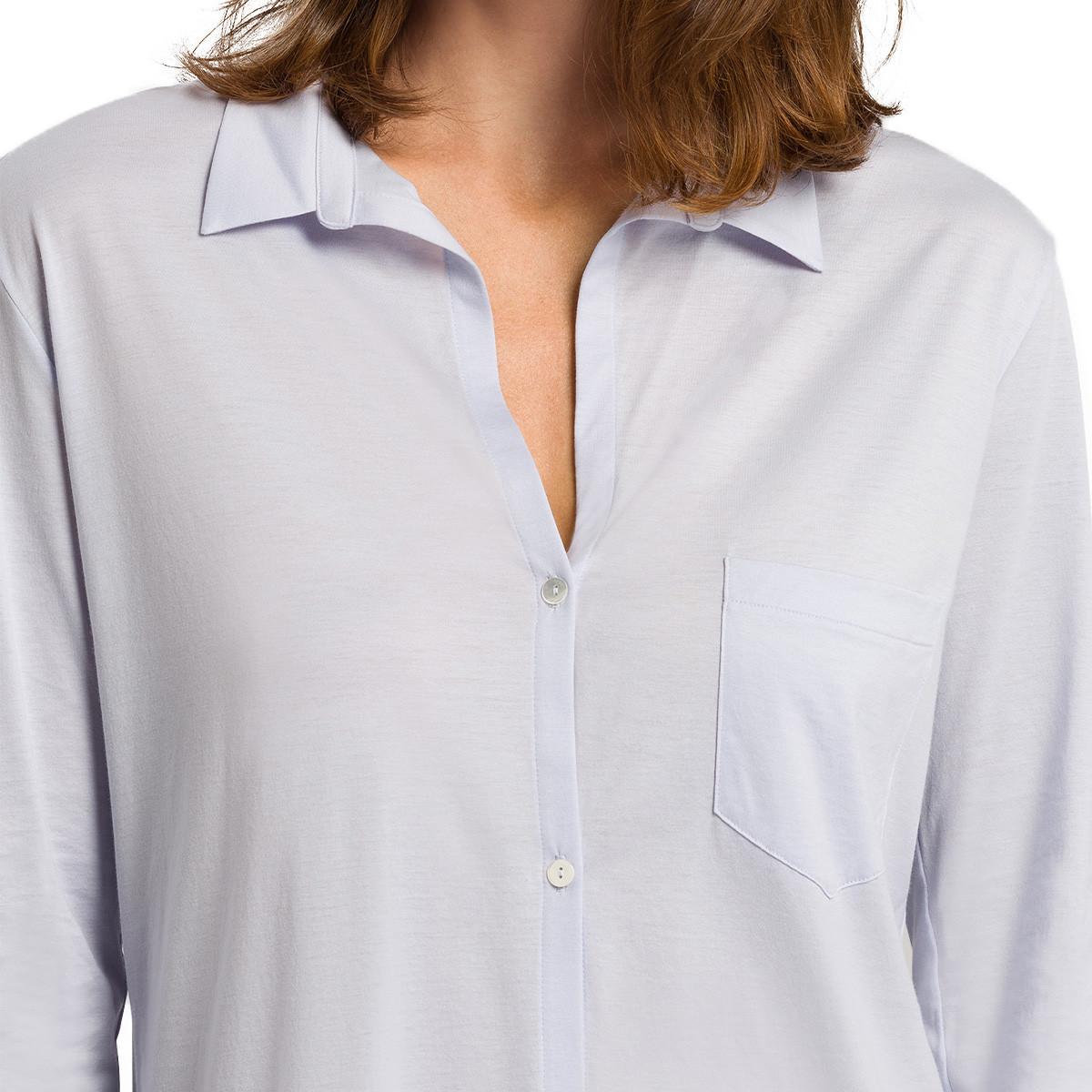 HANRO Cotton Deluxe - Nachthemd Langarm