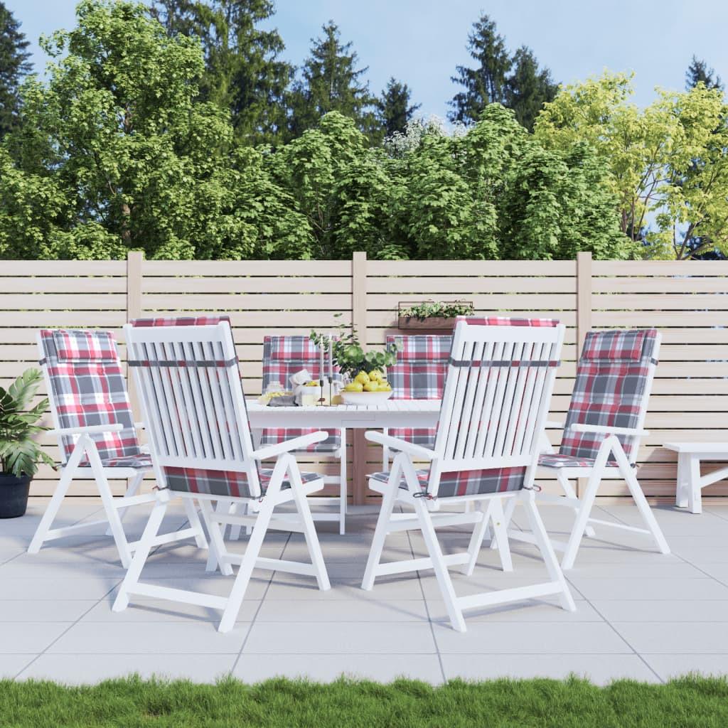 VidaXL Gartenstuhlauflage für hochlehner gewebe