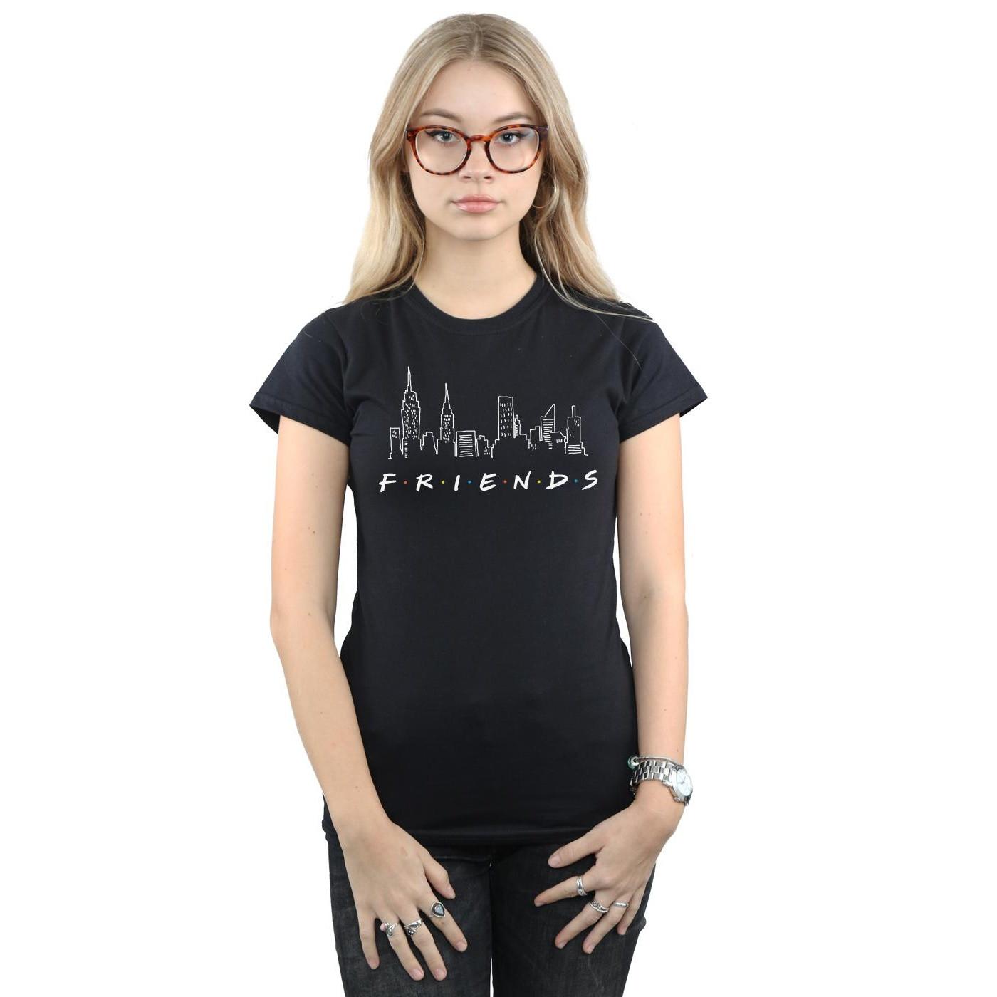 Friends Cityscape Bedrucktes T-Shirt