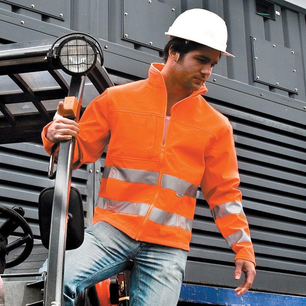 Result Core Hi Vis Winter Softshell Jacke, Wasser und Wind abweisend