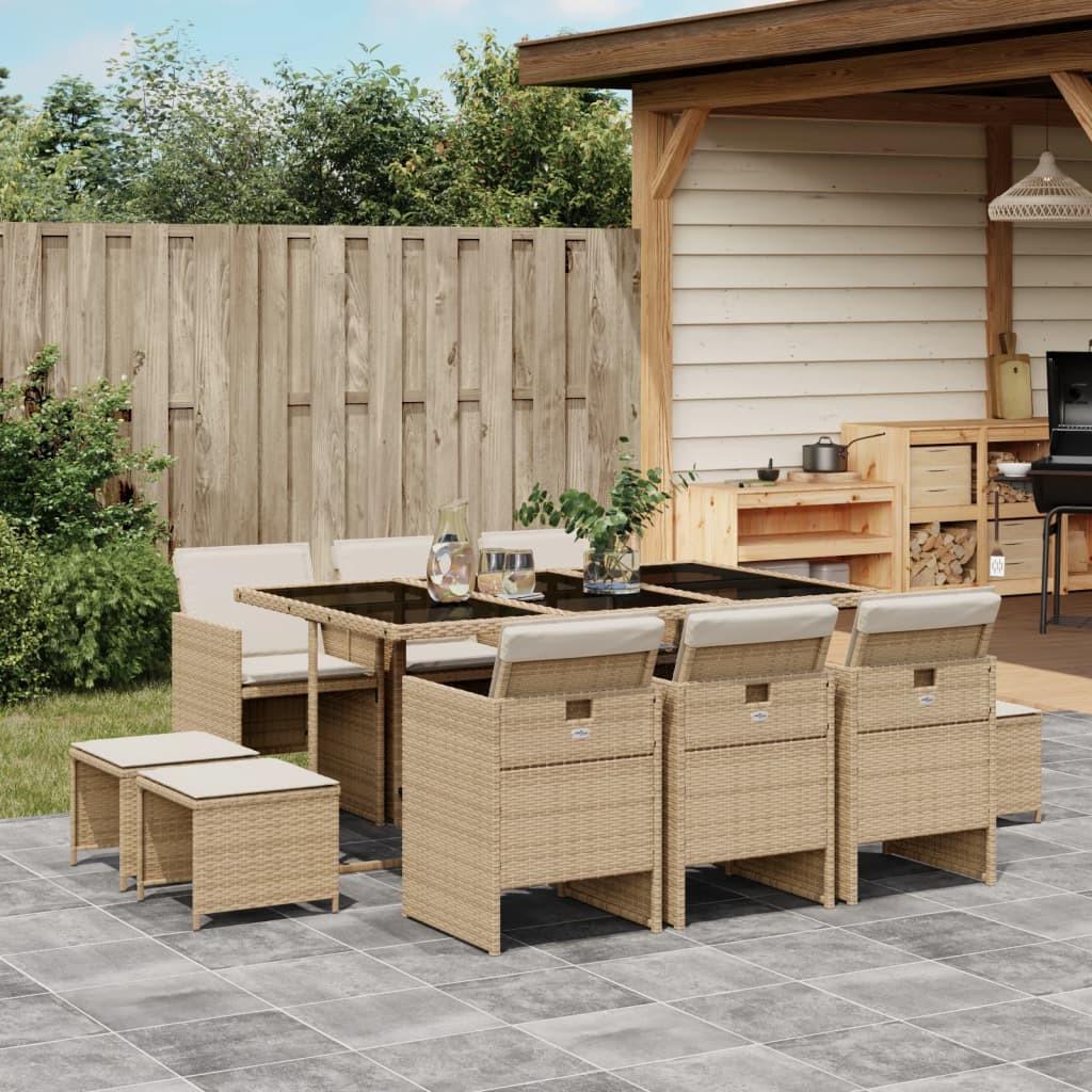 VidaXL Garten essgruppe poly-rattan