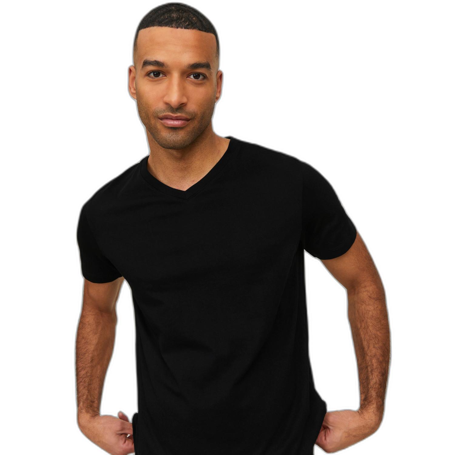 JACK & JONES Organic Basic V-Ausschnitt T-Shirt Slim Fit
