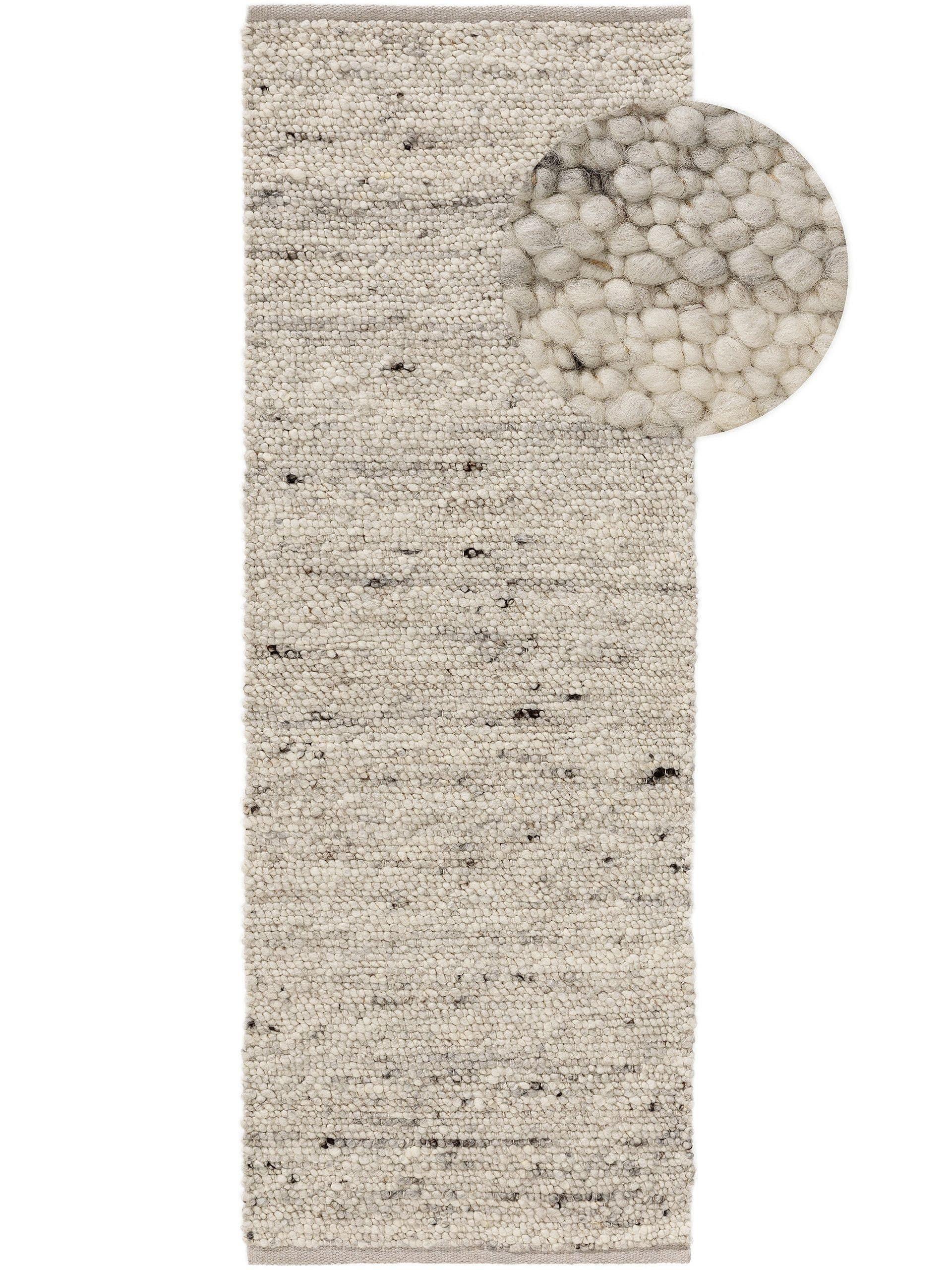 Benuta Wollteppich Finn Ivory Hell