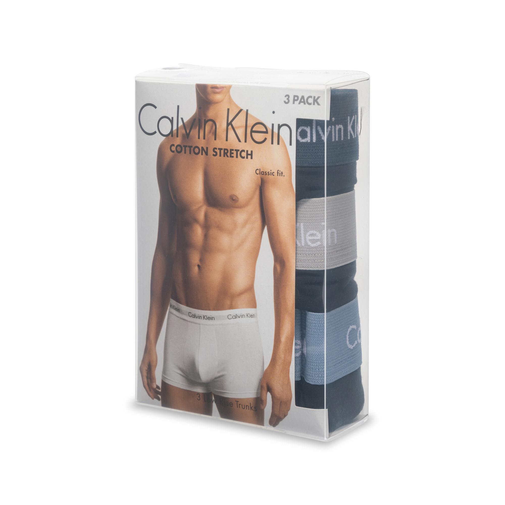 Calvin Klein LOW RISE TRUNK 3PK Triopack, Pantys