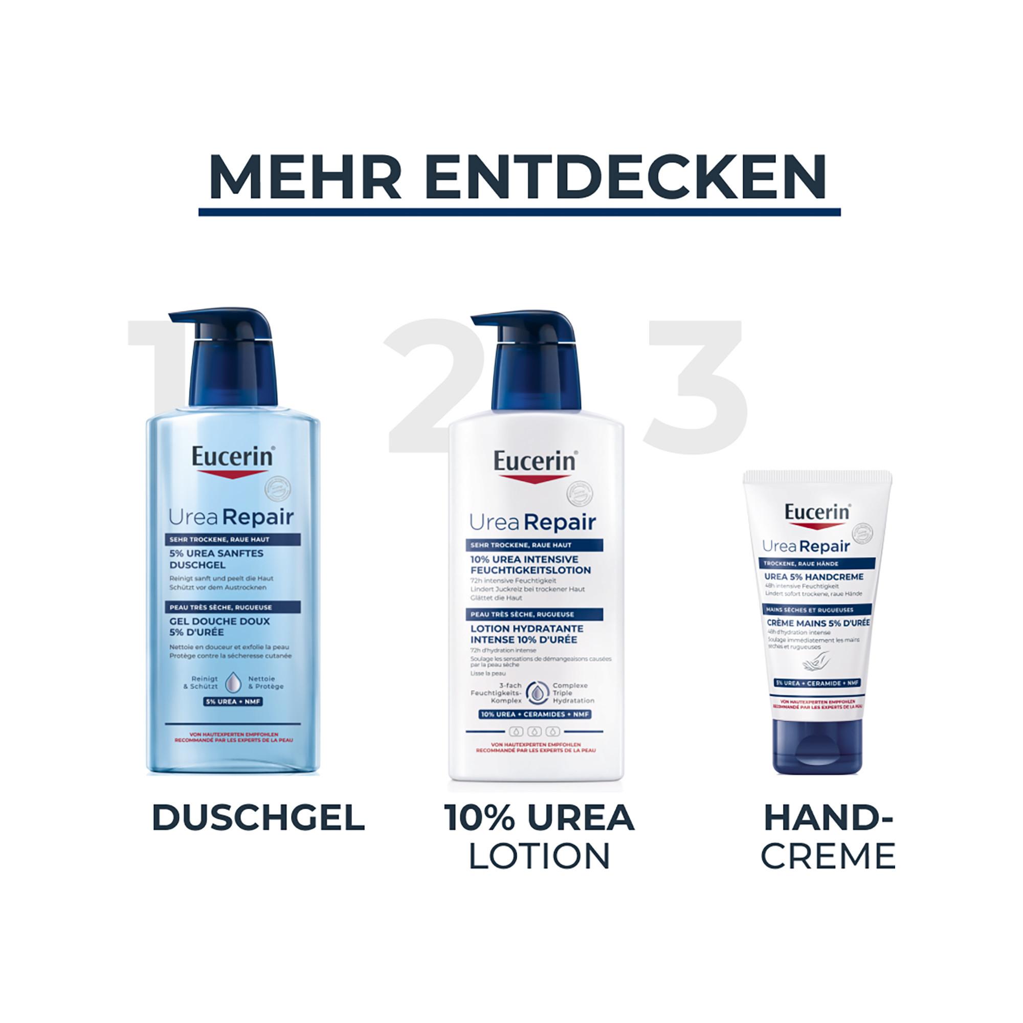 Eucerin Urea Repair 5% Urea Feuchtigkeitslotion mit beruhigendem Duft