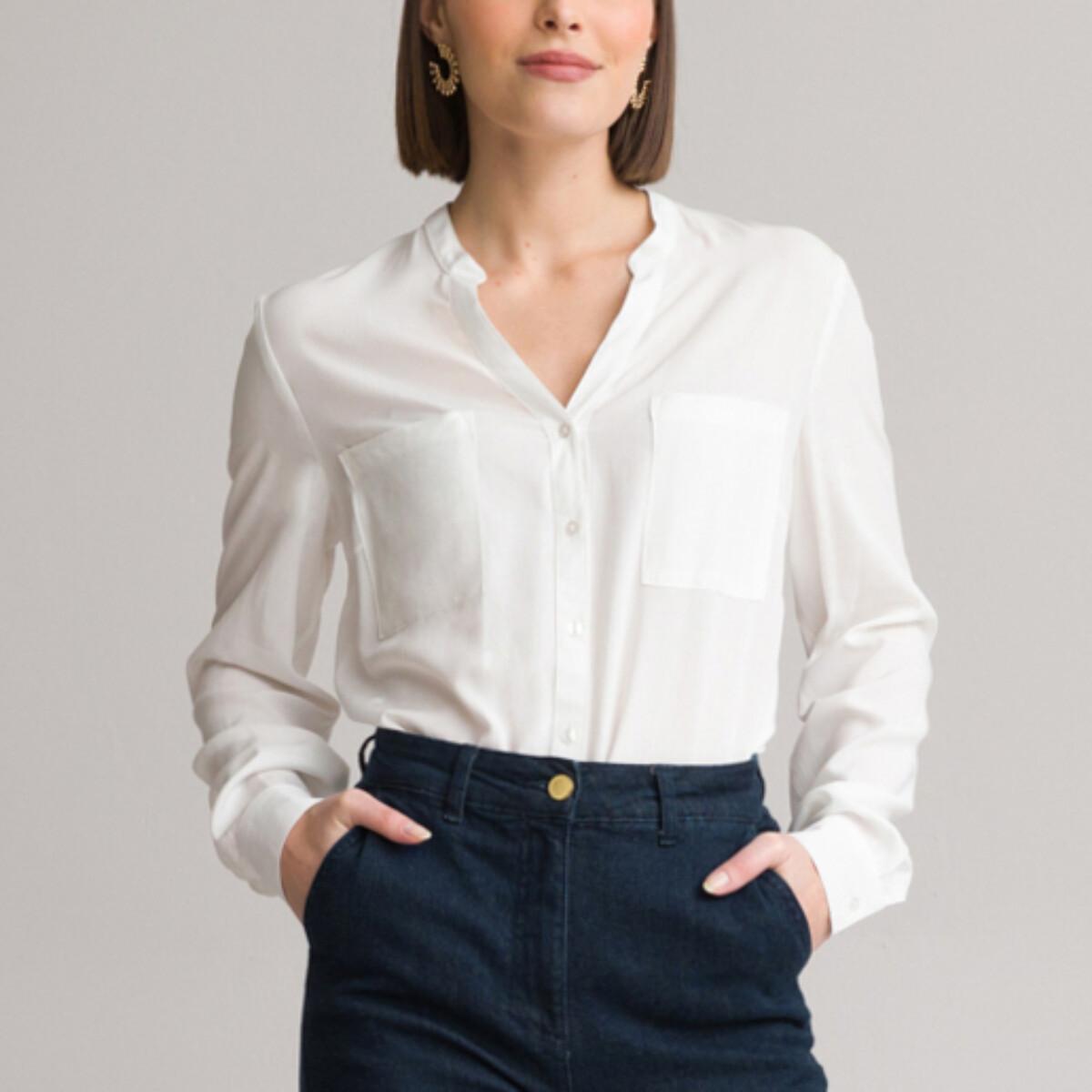 La Redoute Collections Tunika mit V-Ausschnitt