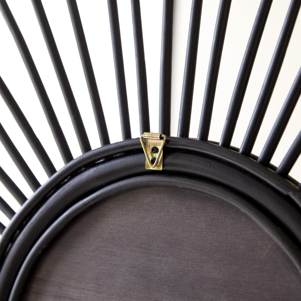 Tikamoon Spiegel aus Rattan 80 cm Isidore